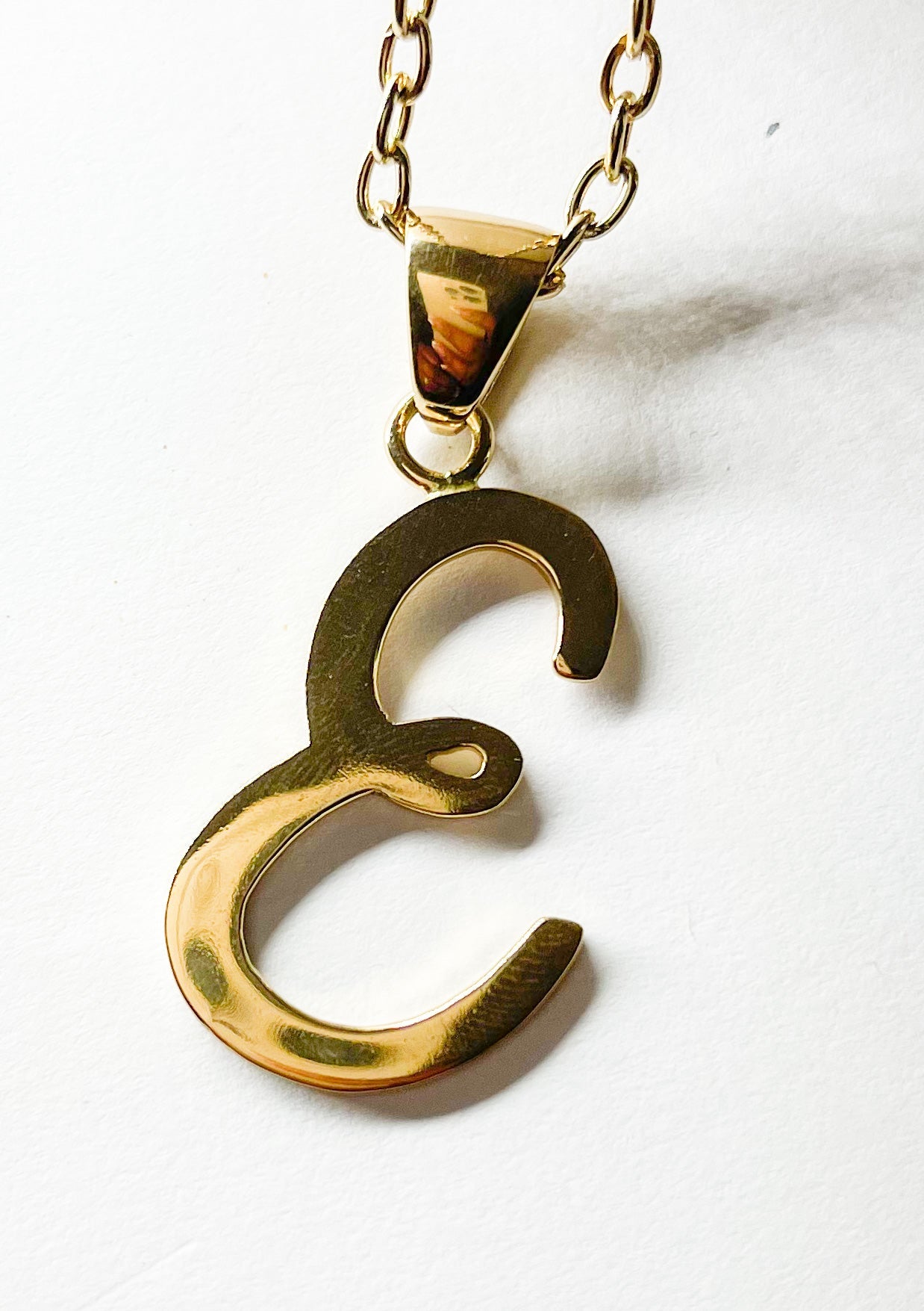 Initial "E" Pendant - Alchemia