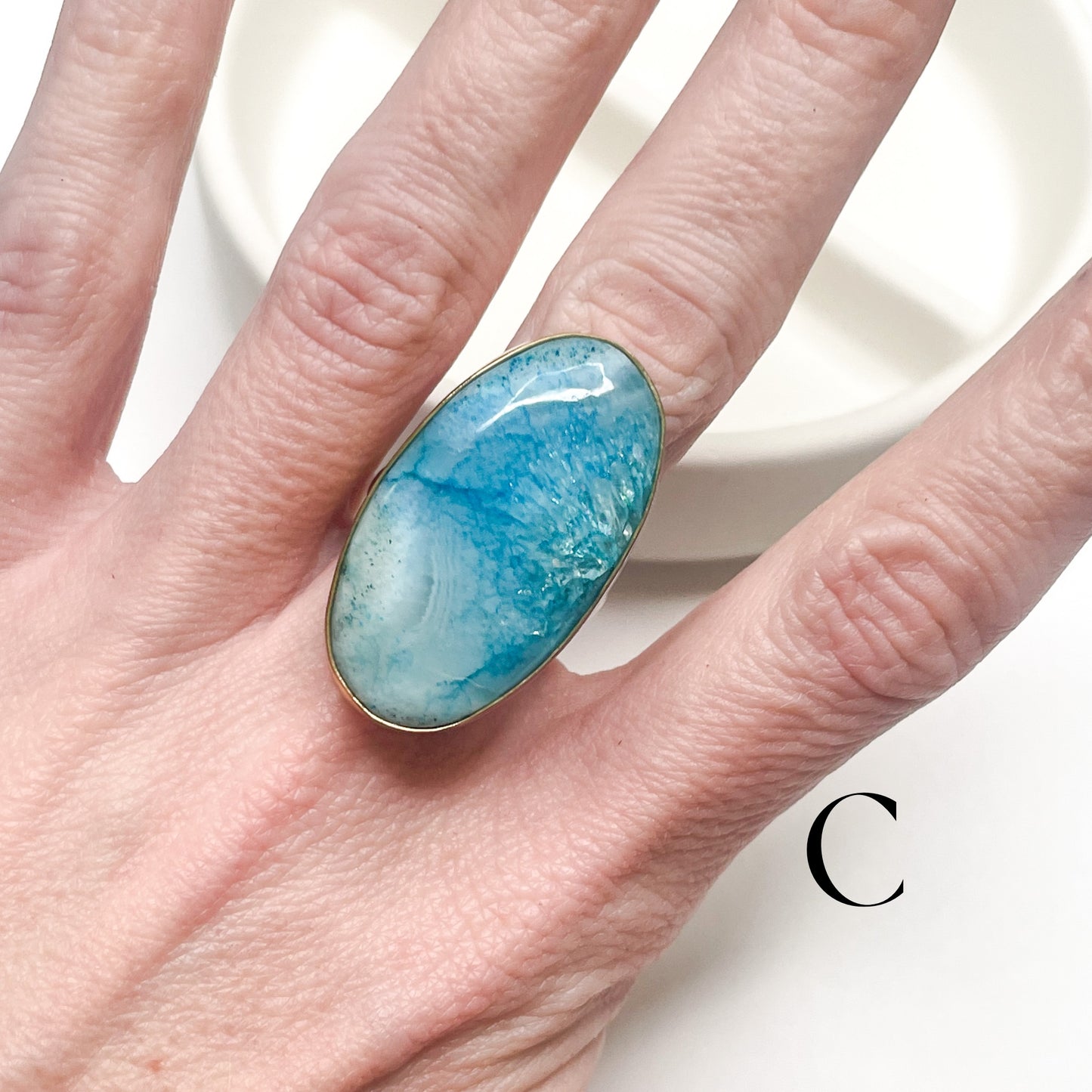Colorful Solar Quartz Ring & Pendant - Alchemia