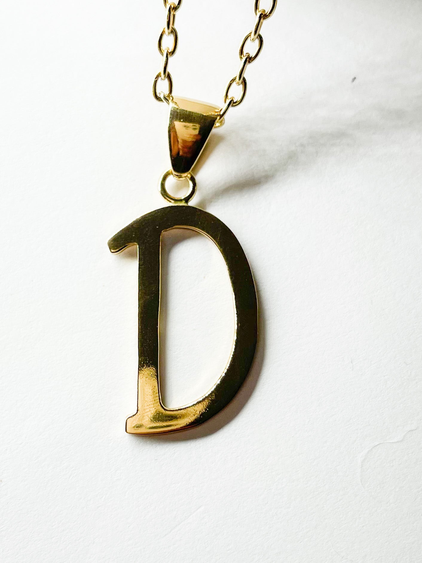 Initial "D" Pendant - Alchemia