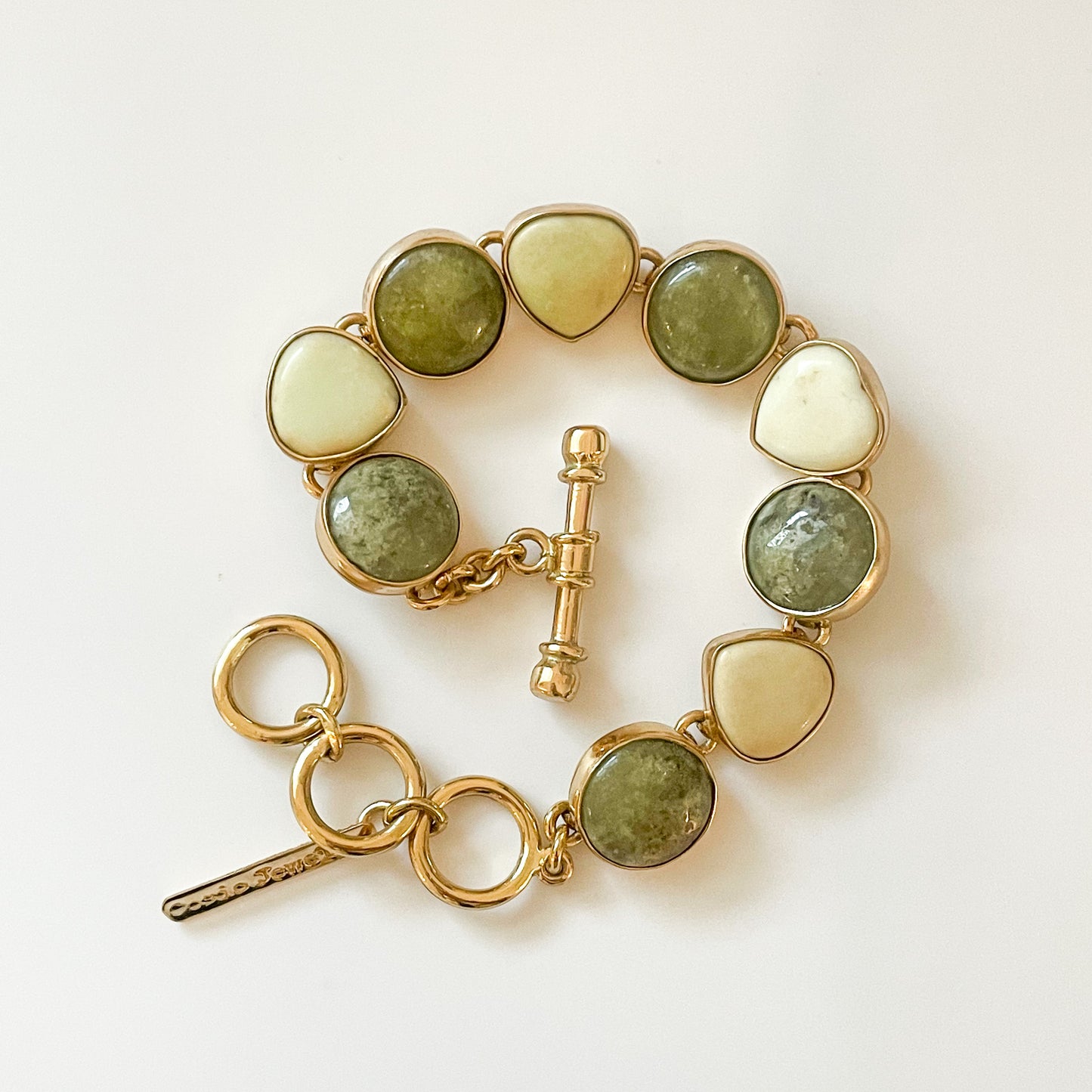 Jade & Heart Bracelet - Alchemia