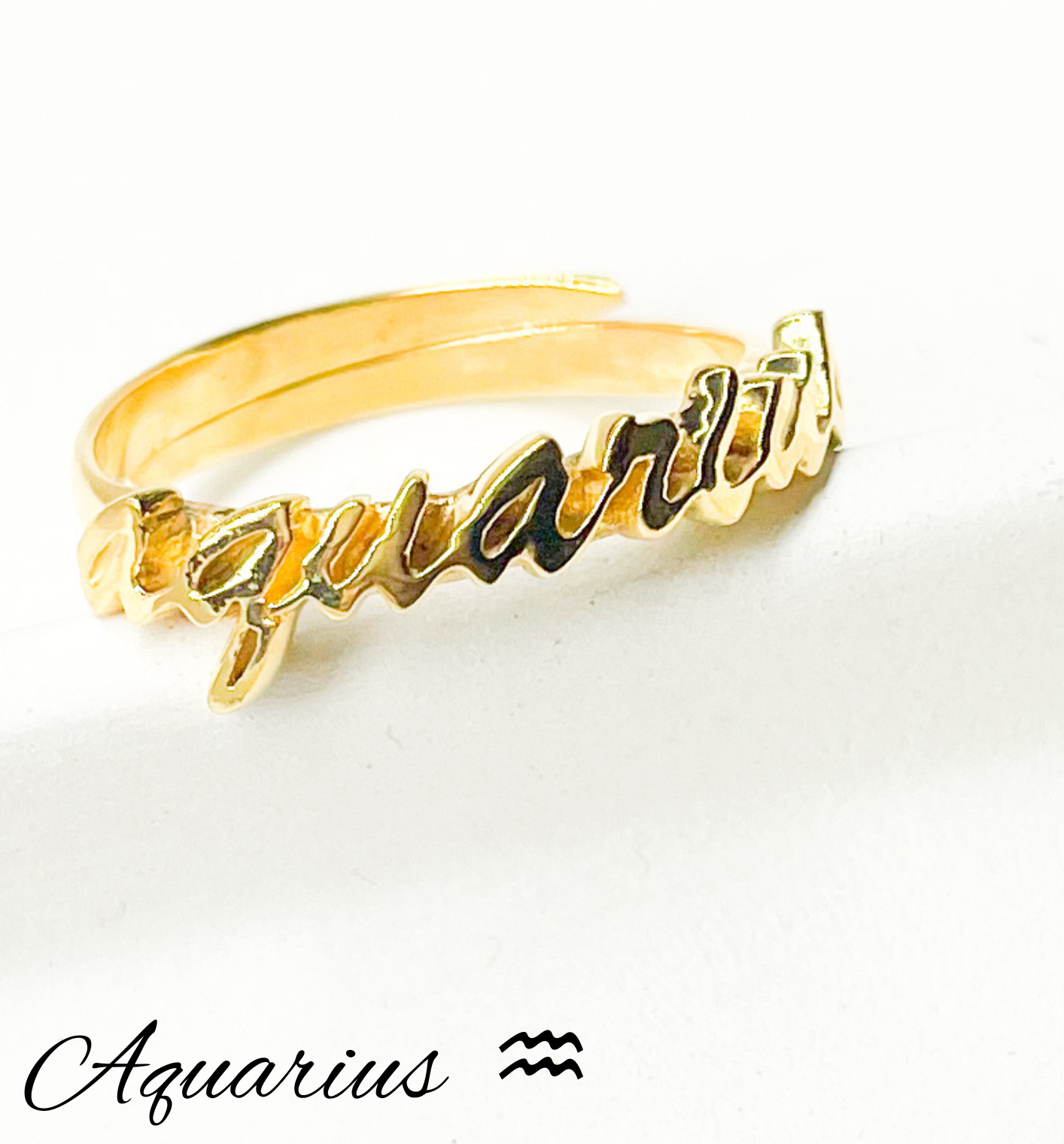 Zodiac Rings - Sterling w/18k Gold Plate