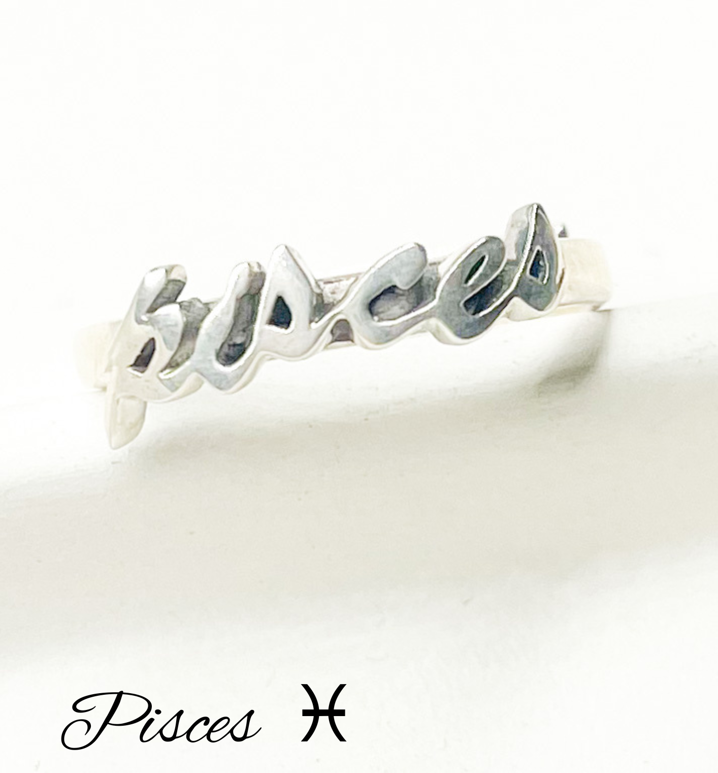 Zodiac Rings - Solid Sterling Silver