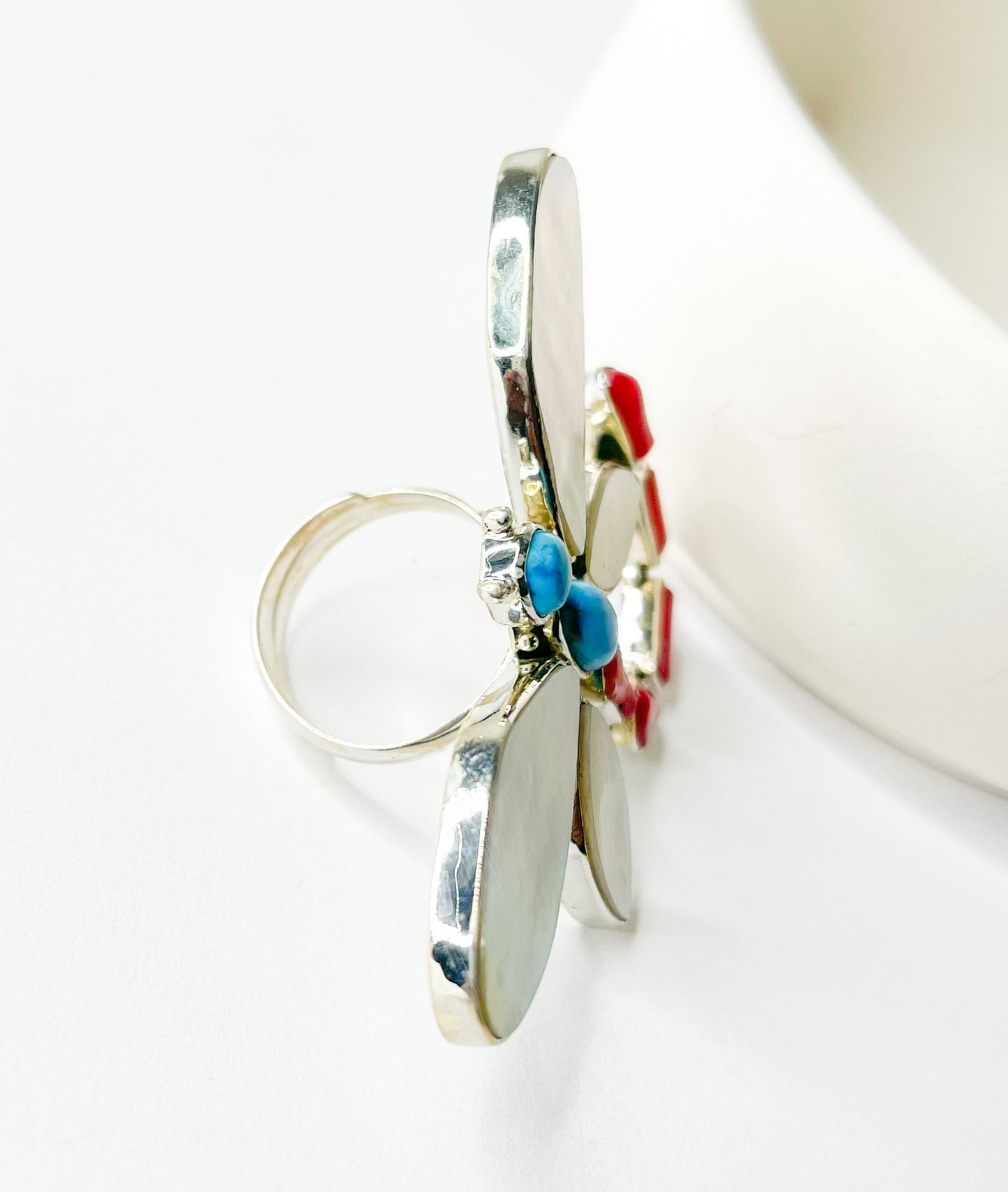 Dragon Fly Statement Ring - Solid Sterling Silver