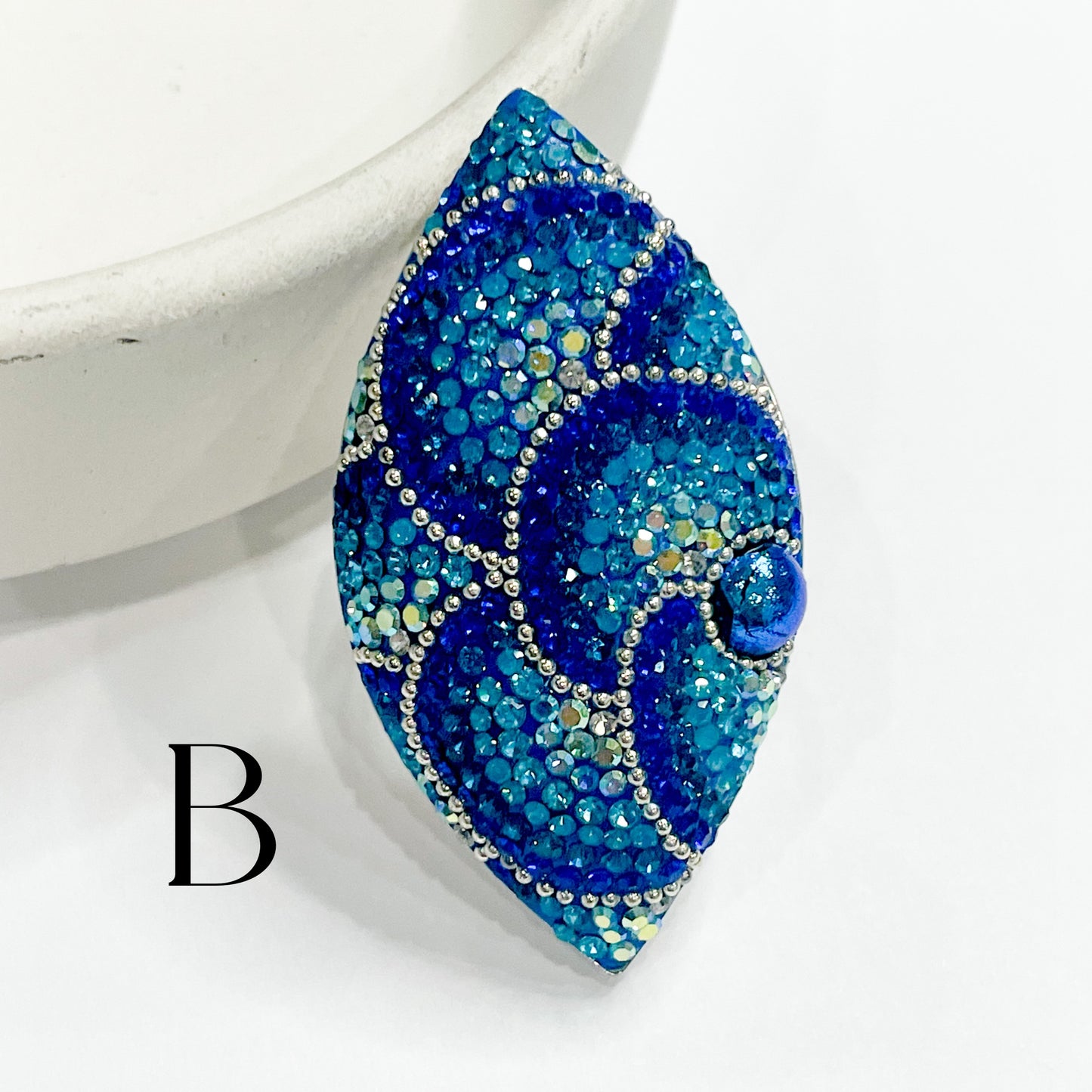 Statement Mosaic Marque Rings - Solid sterling Silver