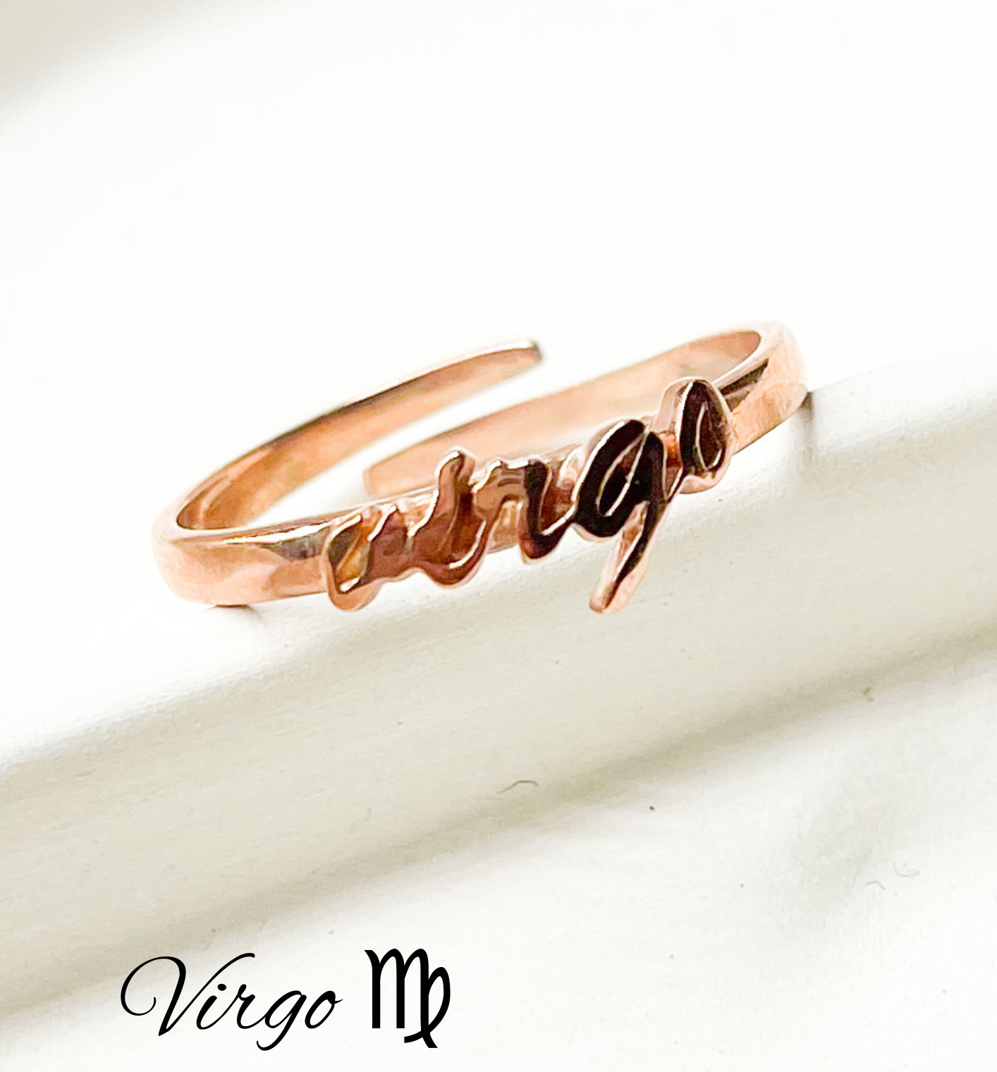 Zodiac Rings - Rose Gold