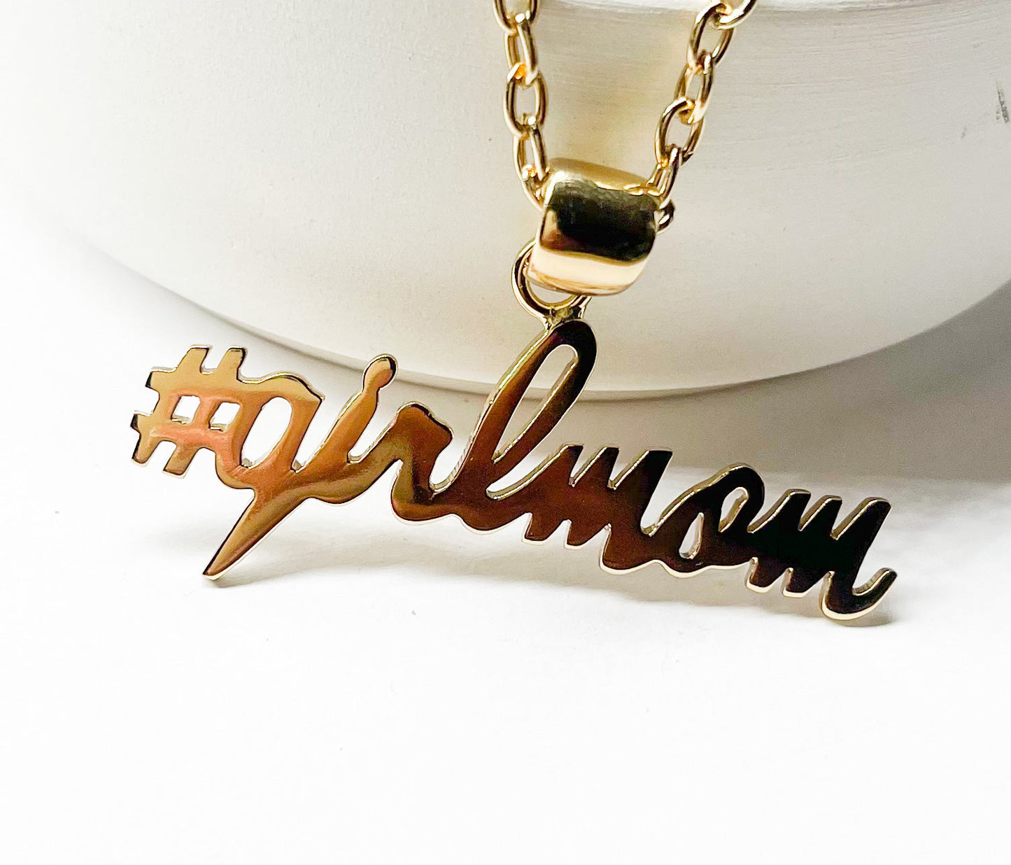 #Girlmom Word Pendant - Alchemia