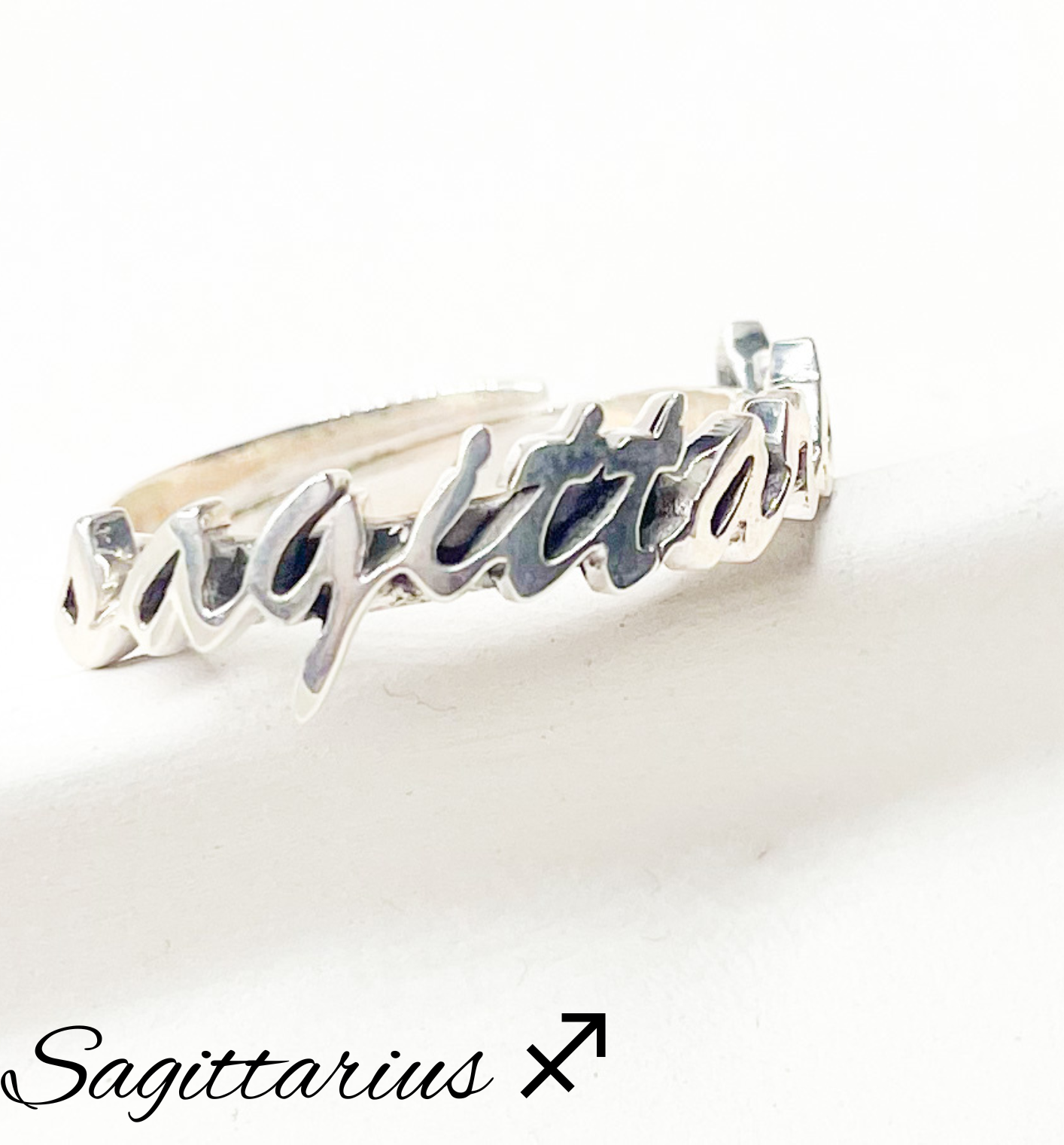 Zodiac Rings - Solid Sterling Silver