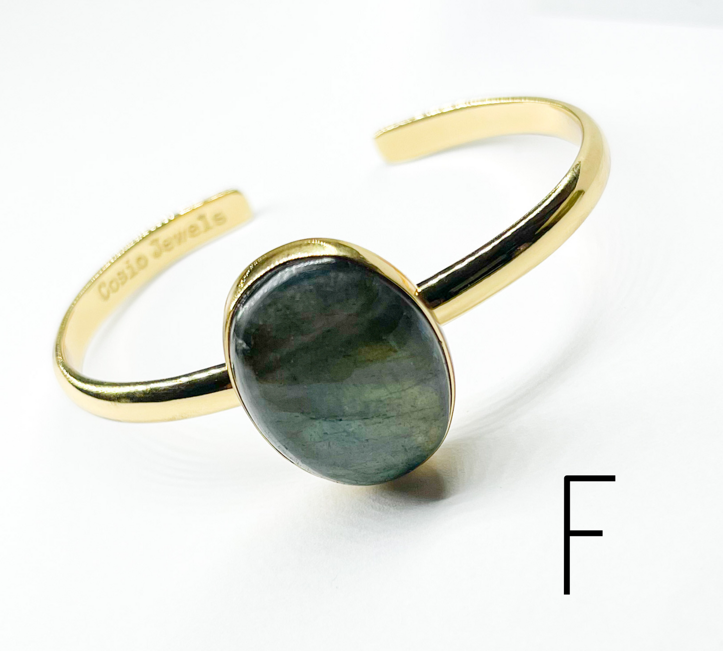 Labradorite Mini Cuff Bracelet - Alchemia