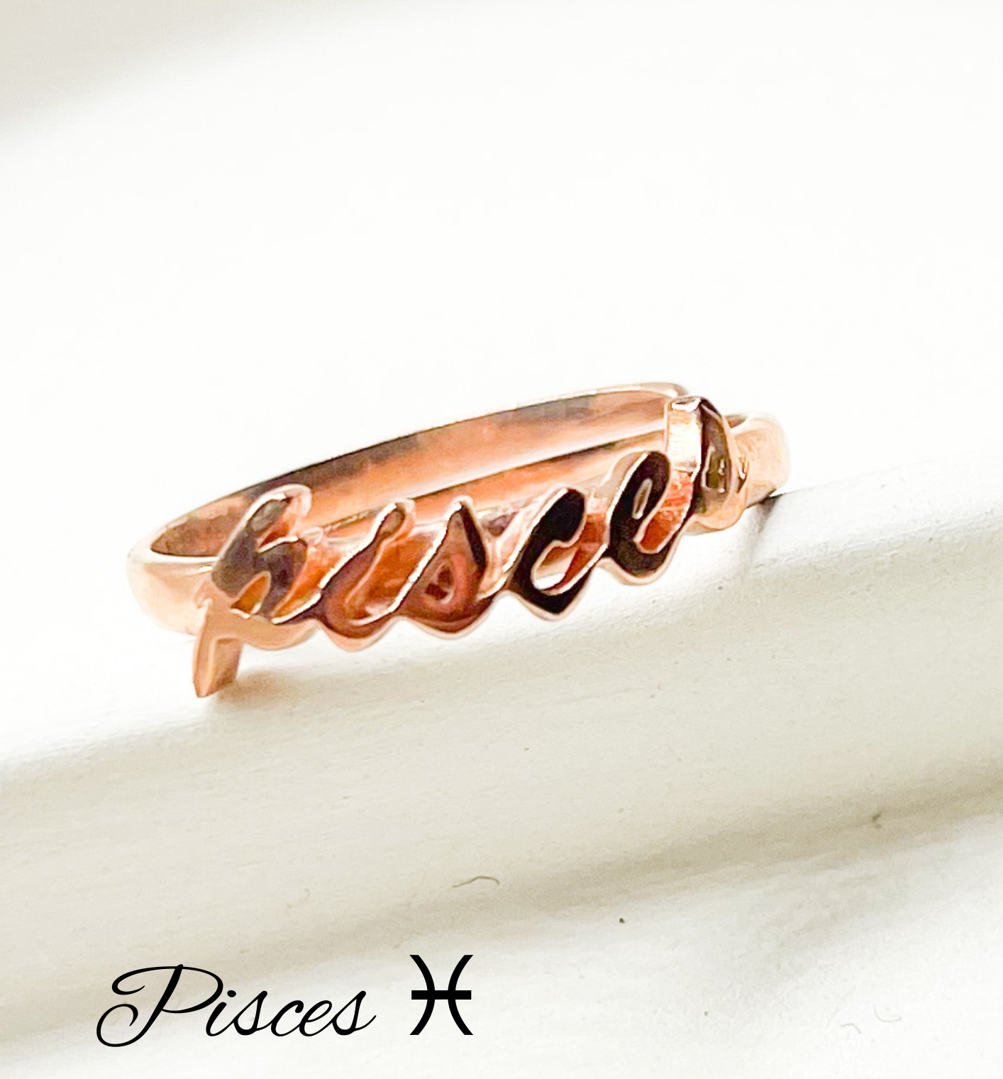 Zodiac Rings - Rose Gold
