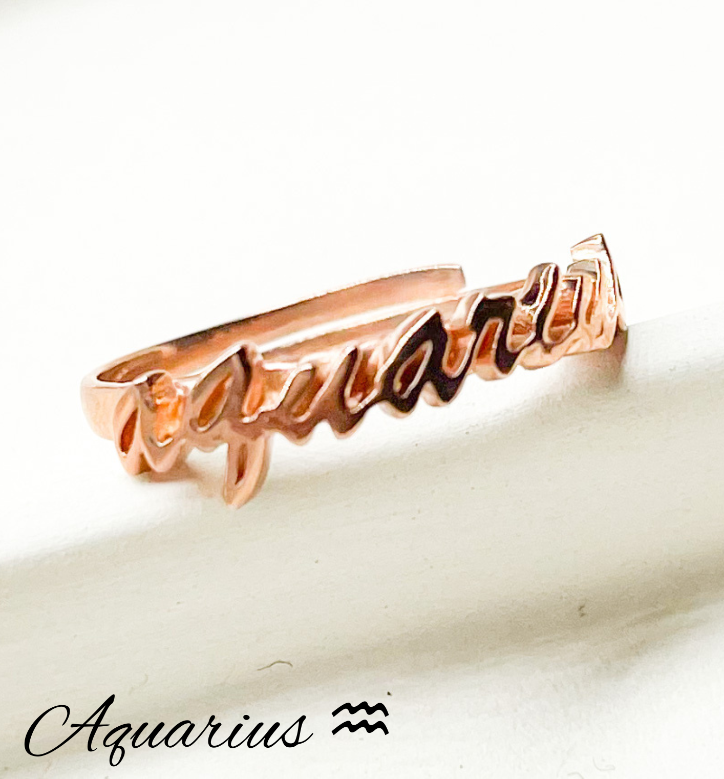 Zodiac Rings - Rose Gold