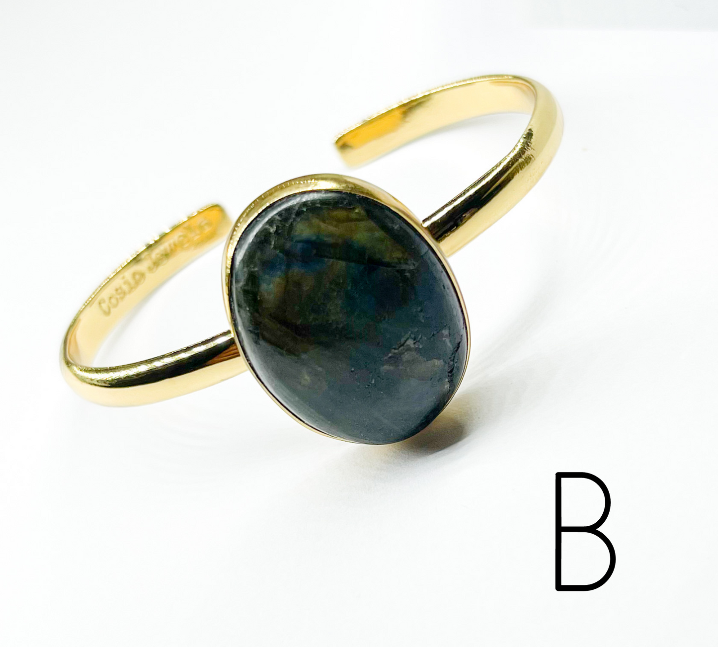 Labradorite Mini Cuff Bracelet - Alchemia