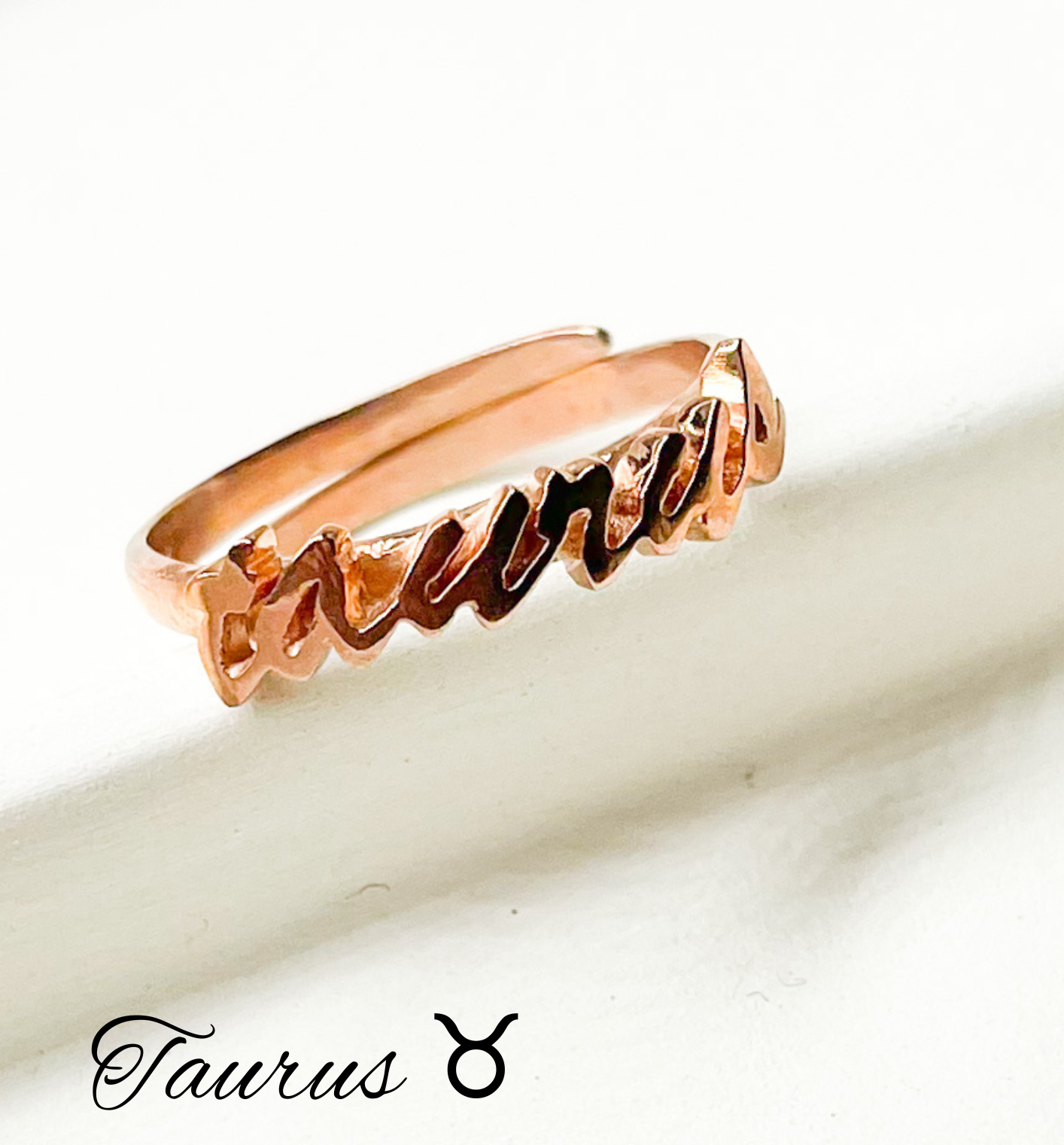Zodiac Rings - Rose Gold