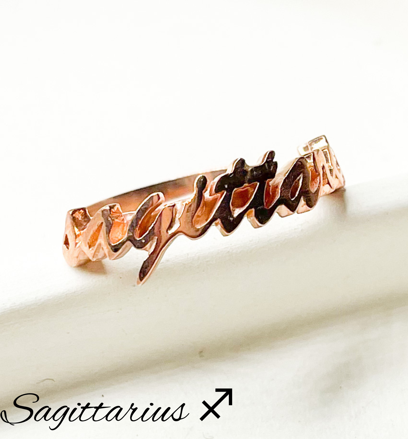 Zodiac Rings - Rose Gold