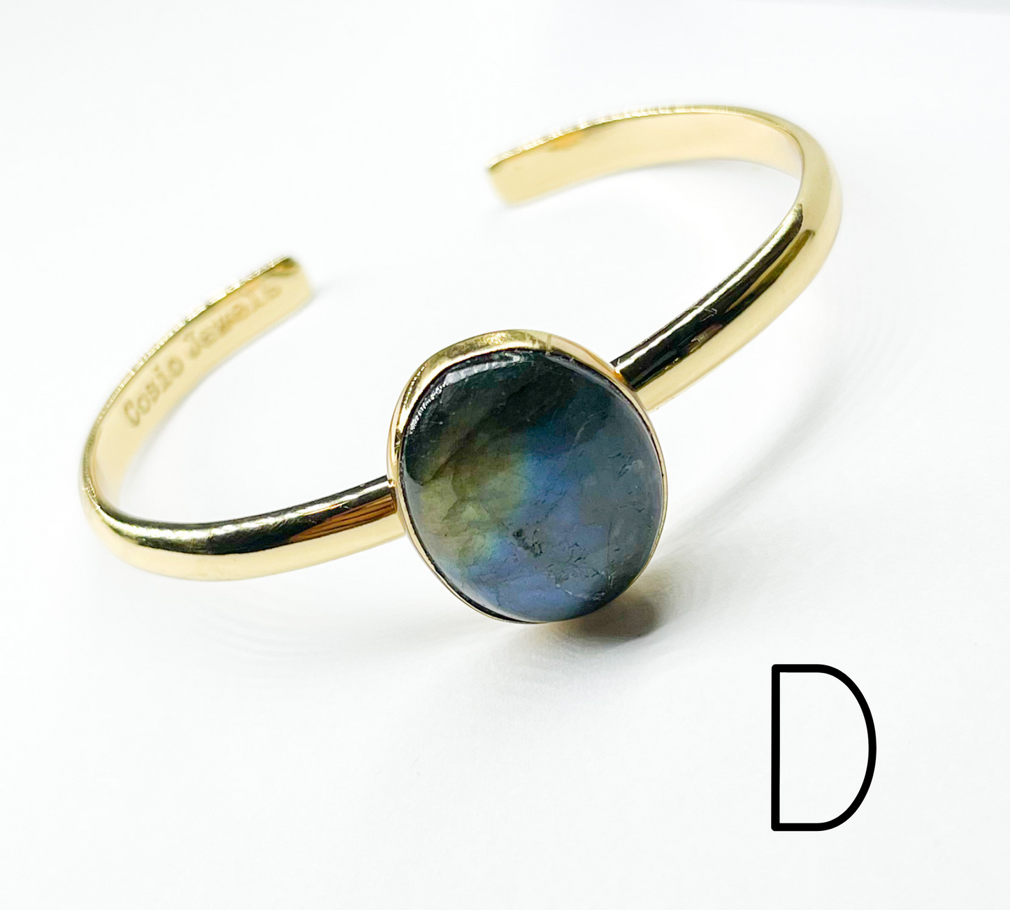 Labradorite Mini Cuff Bracelet - Alchemia