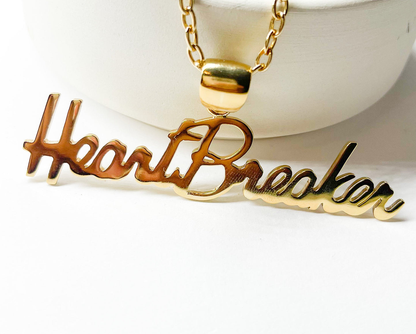 Heartbreaker Word Pendant - Alchemia
