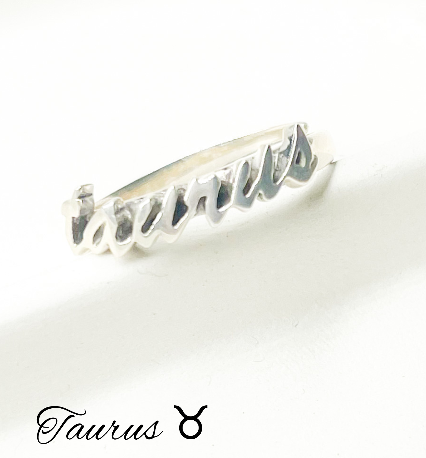 Zodiac Rings - Solid Sterling Silver