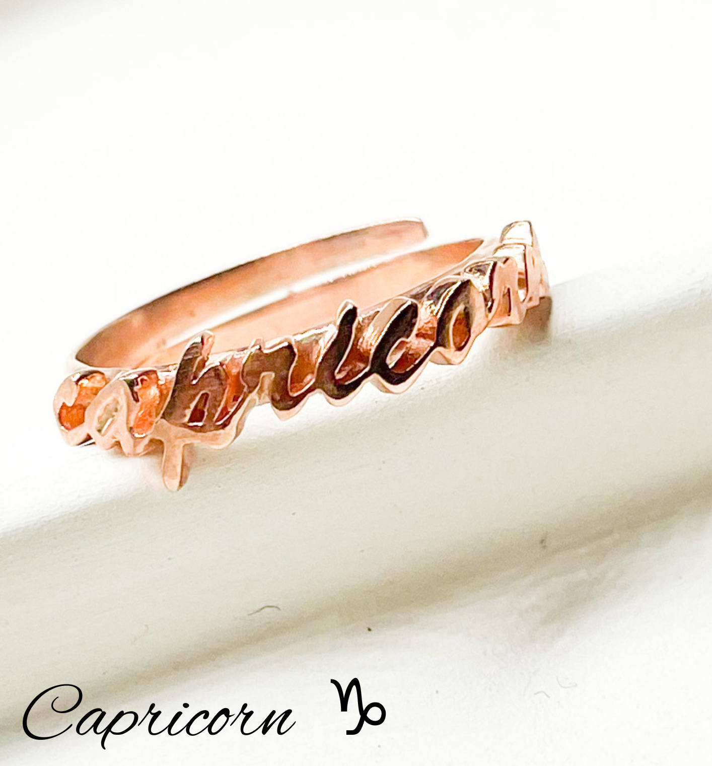 Zodiac Rings - Rose Gold
