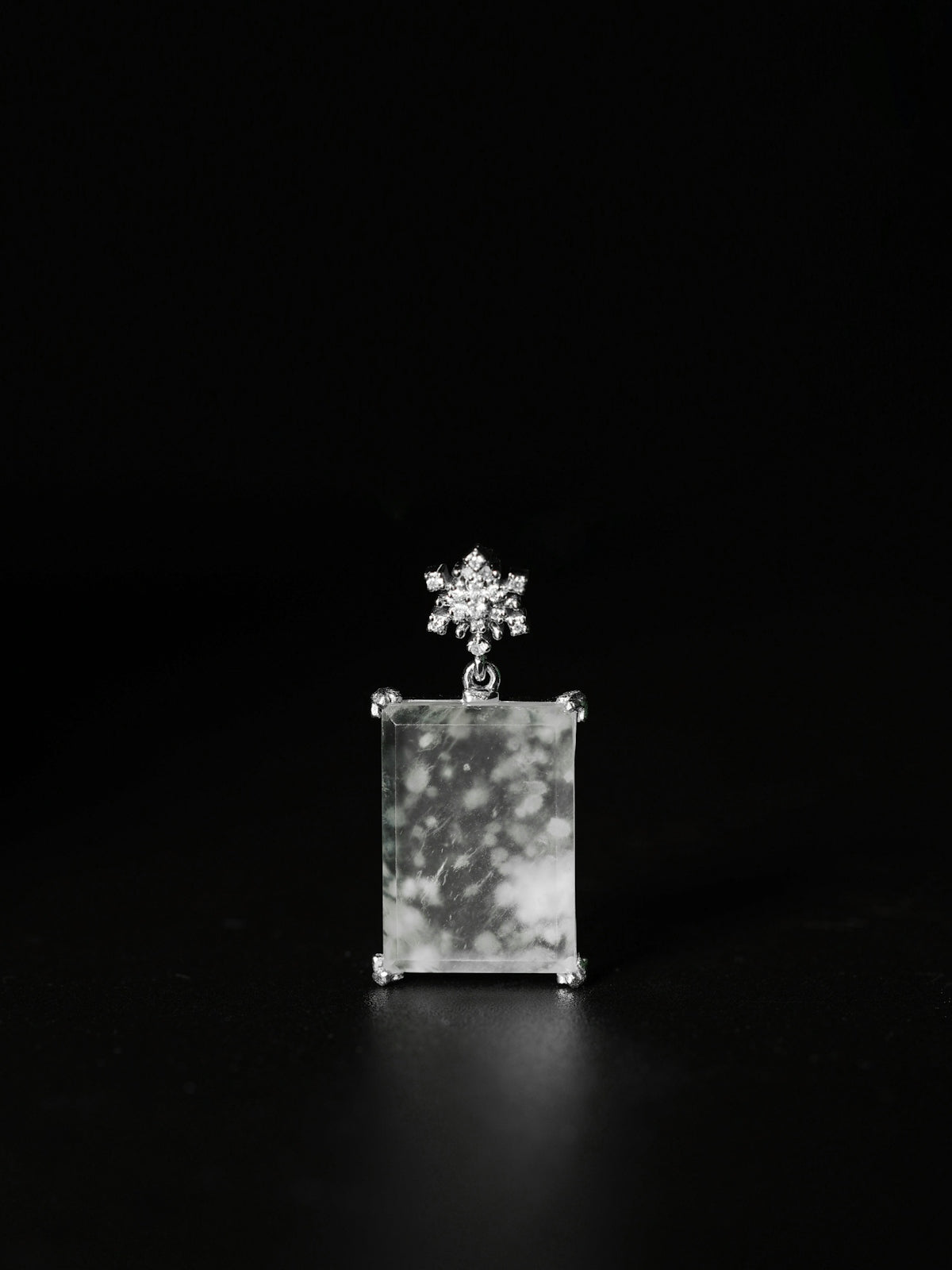 a black and white photo of a square object