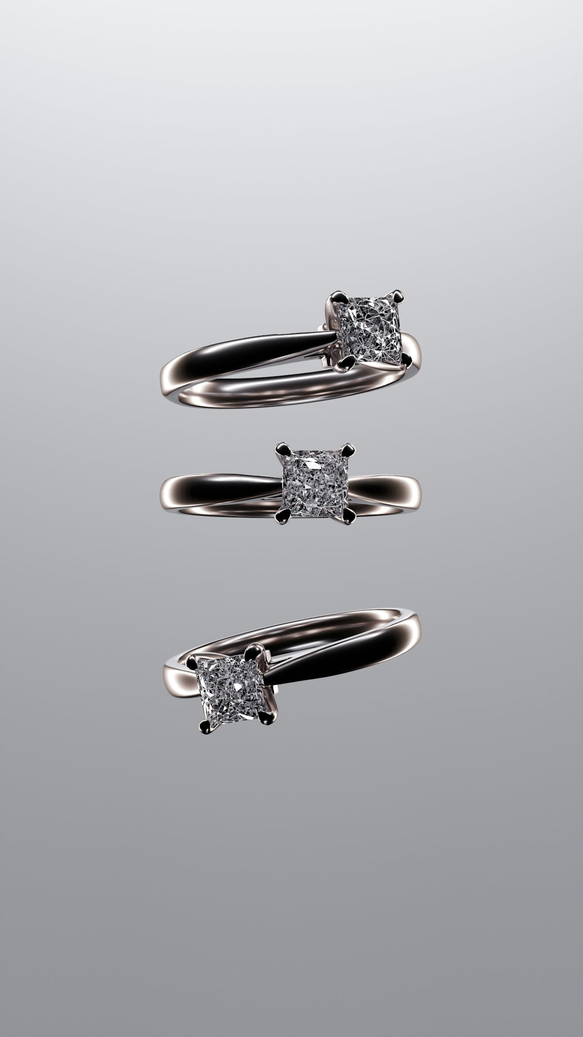 A couple of rings that are sitting on a table
