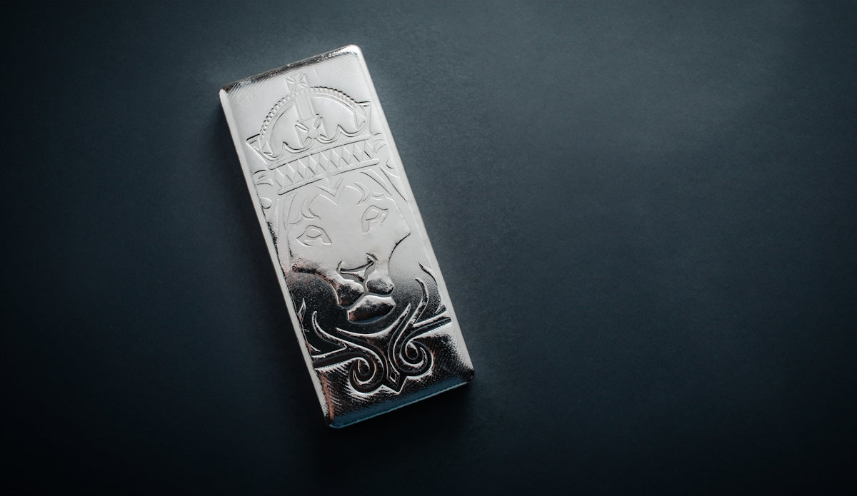A piece of metal with a design on it