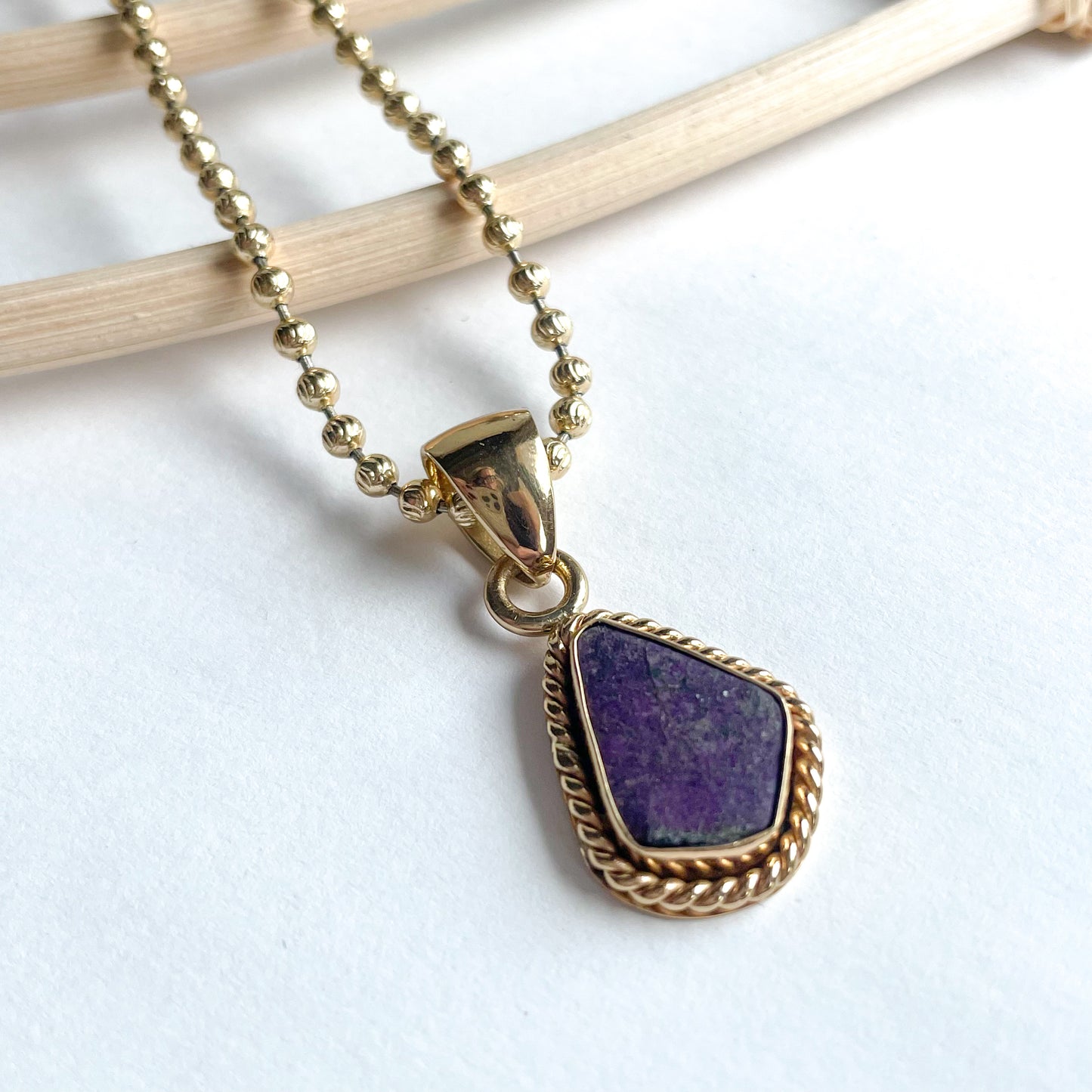 Dainty Purpurite Pendant - Alchemia