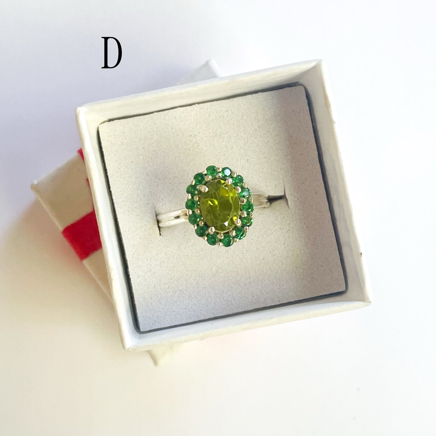 Dainty Multi Gemstone Prong Ring - Solid Sterling Silver