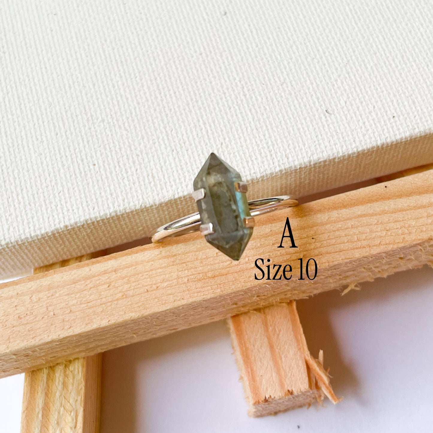 Variety of Stone in Minimalist Size 10 Rings - Solid Sterling Silver