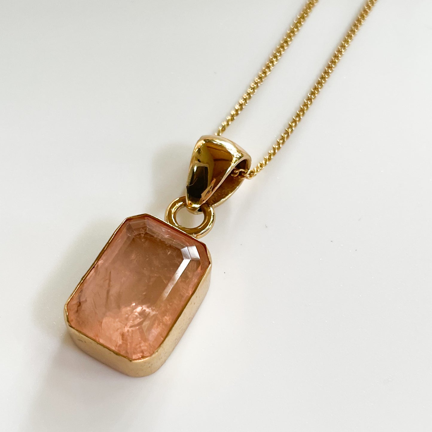 Blush Morganite Fusion - Both Metals