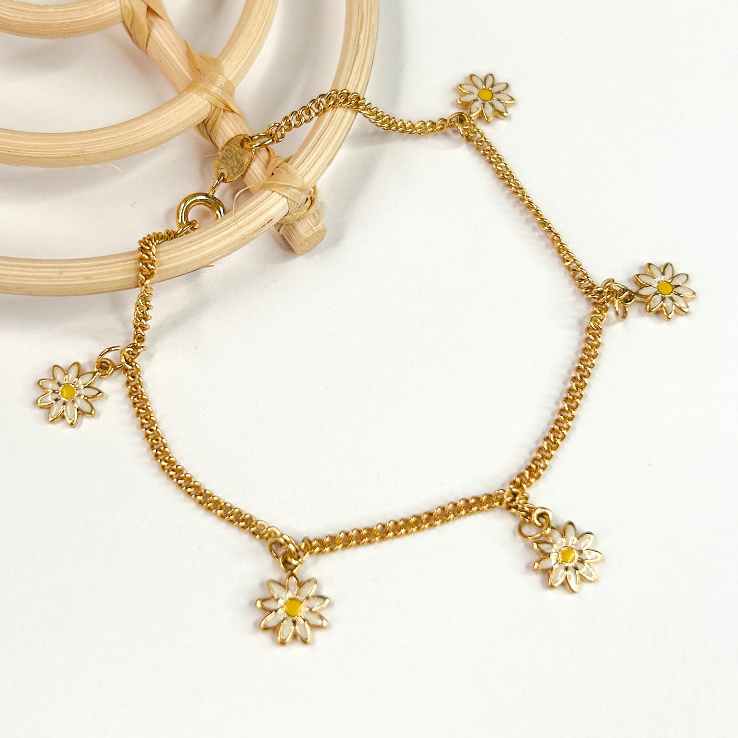 Daisy Bracelet - 18K Gold Filled