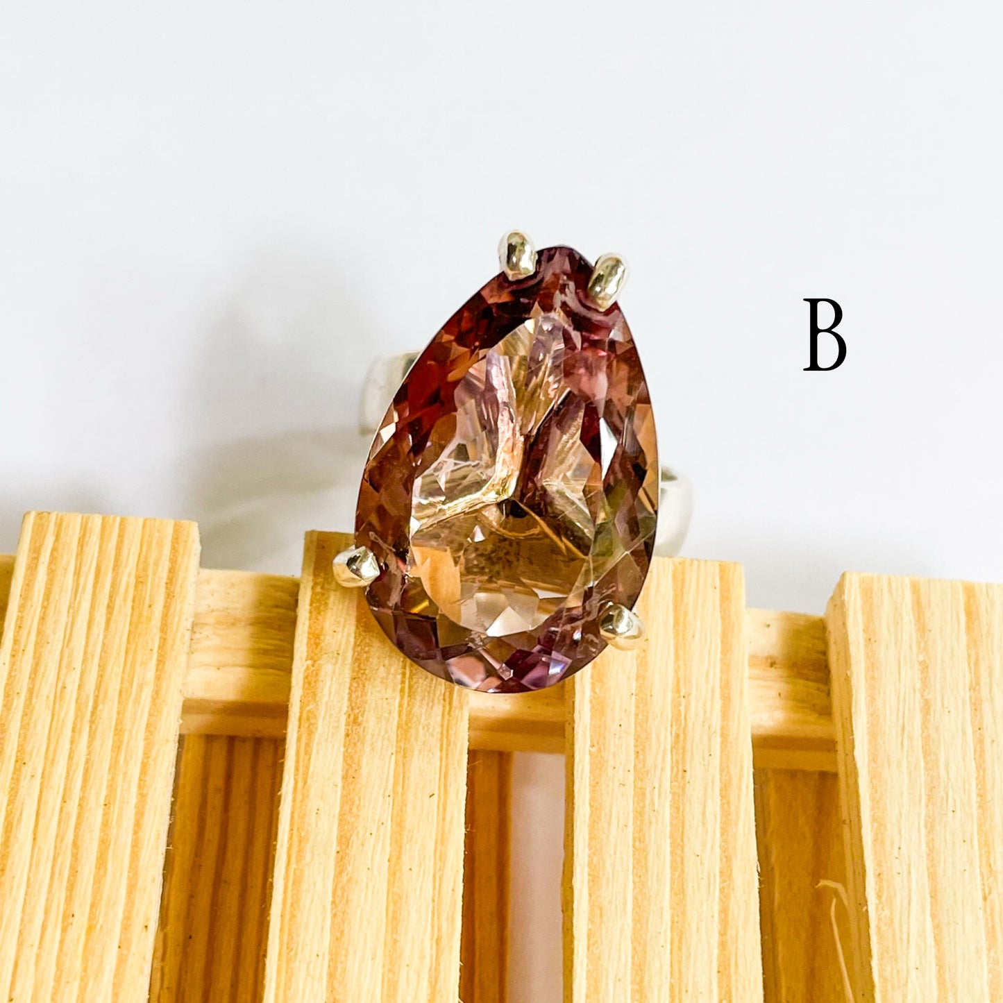 Ametrine Jumbo Prong - Solid Sterling Silver