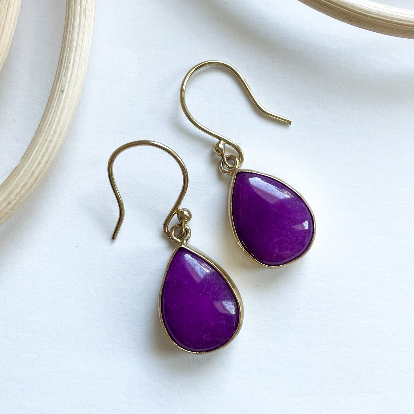 Tear Quartz Dangle Pendant/Earrings - Alchemia