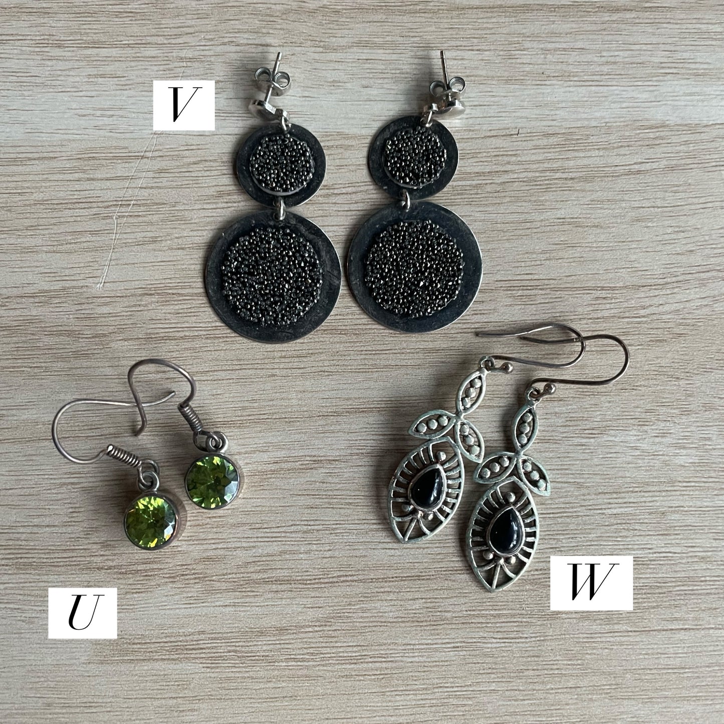 Kris's Closet Raid - STERLING SILVER EARRINGS - ONE