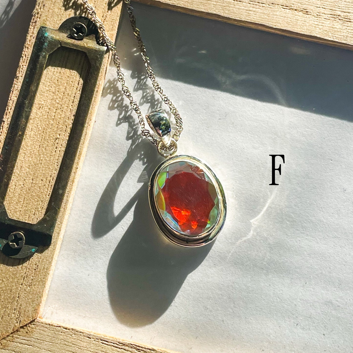 Mercury Mist Ring & Pendant - Solid Sterling Silver