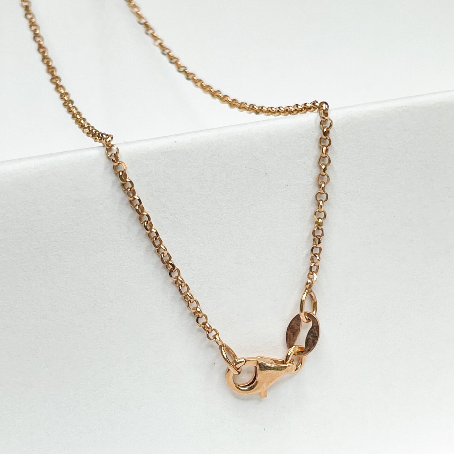 Rose Gold Rolo Chain - 18 Inches