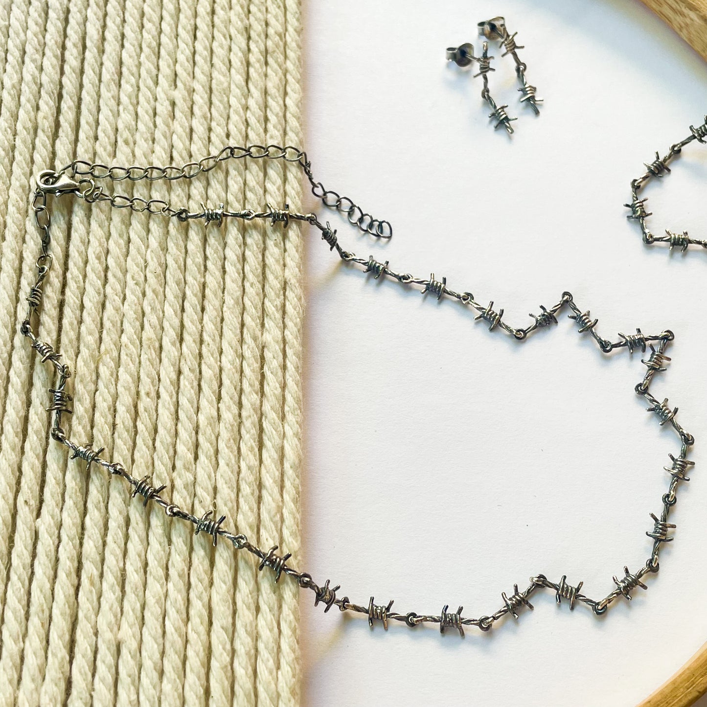 Barbed Wire Collection - Solid Sterling Silver & 18k Gold Plate Collection - Solid Sterling Silver & 18k Gold Plate