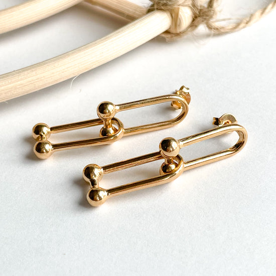 Anchor Chain Dangles - 18k Gold Filled