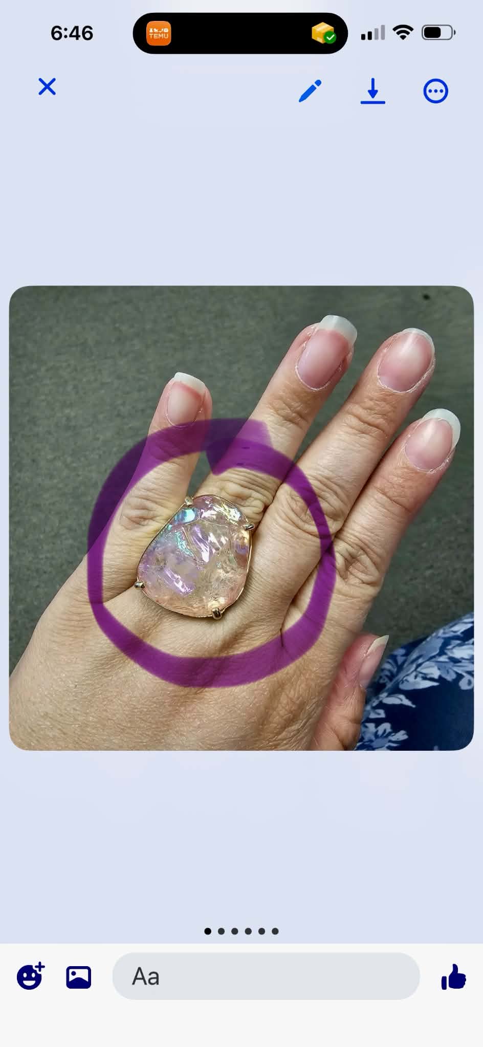 Aurora Quartz Rings alchemia Drop ship