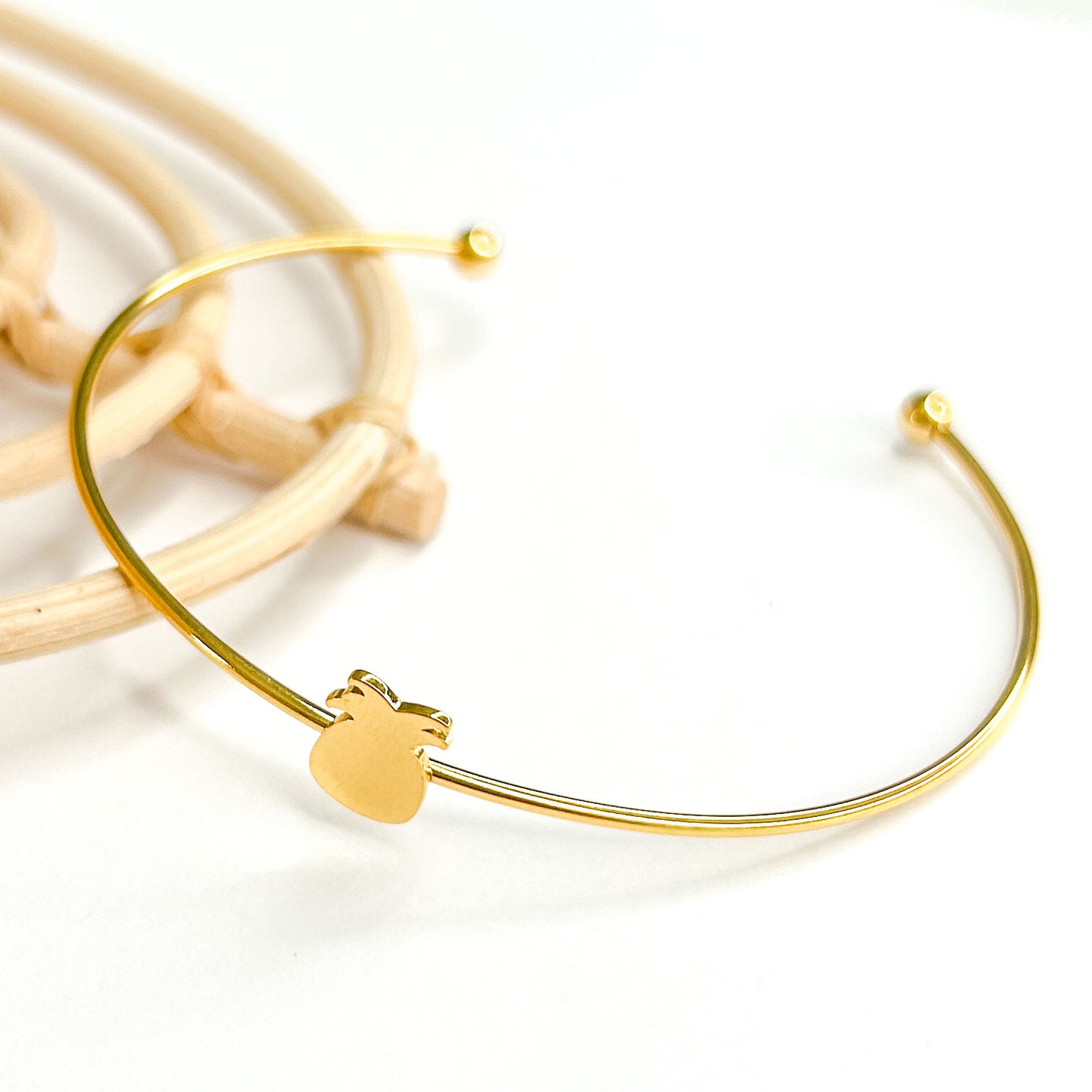 Pineapple Cuff - 18K Gold Filled