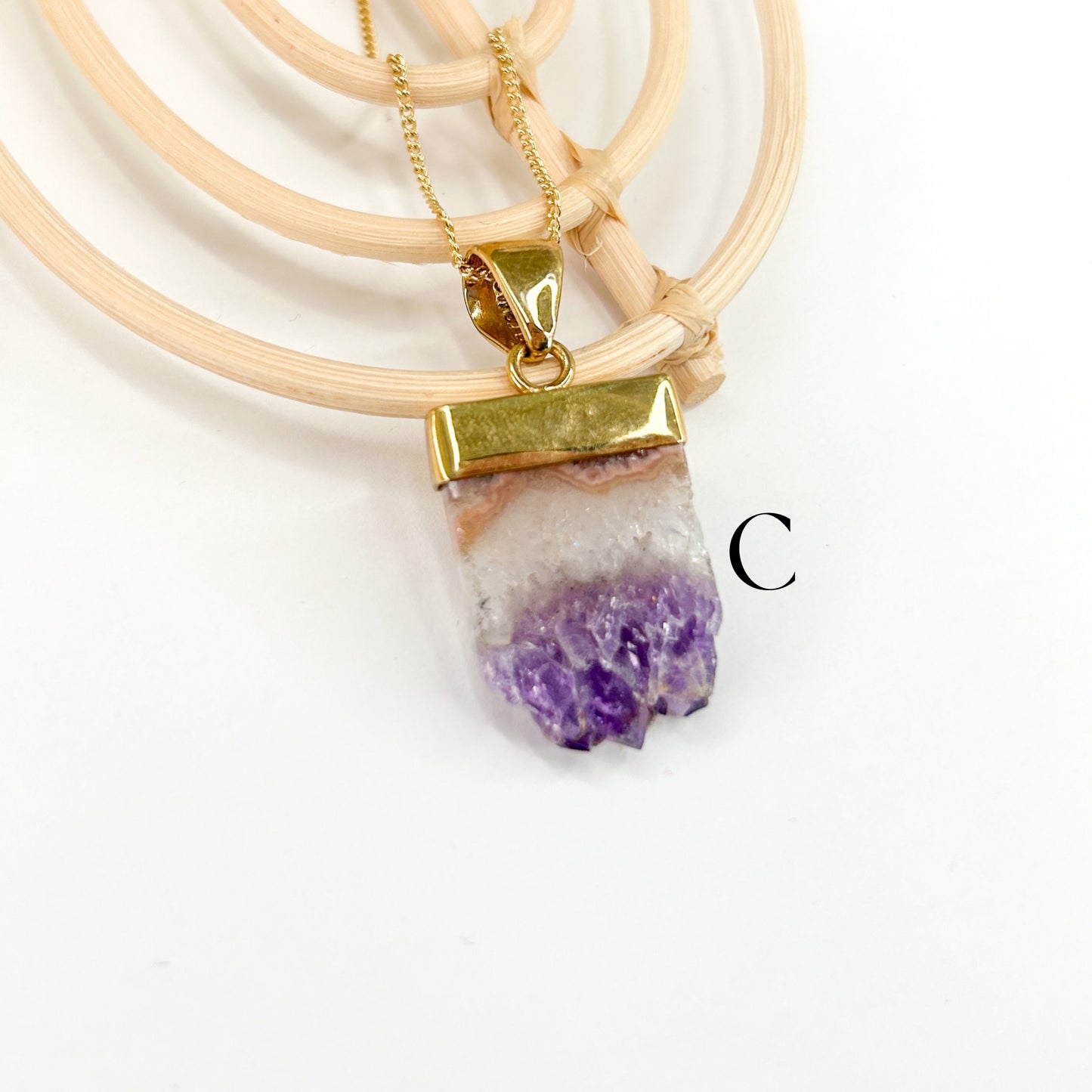 Amethyst Quartz Pendant - Alchemia