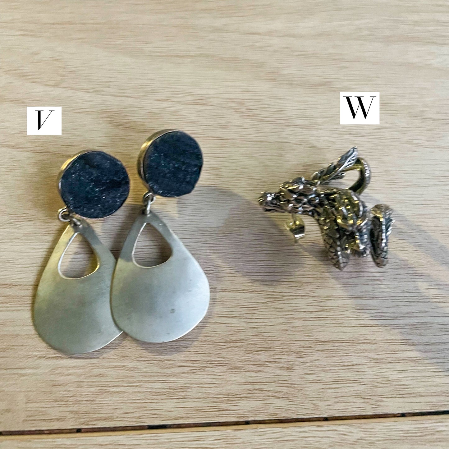 Kris's Closet Raid - STERLING SILVER EARRINGS - TWO