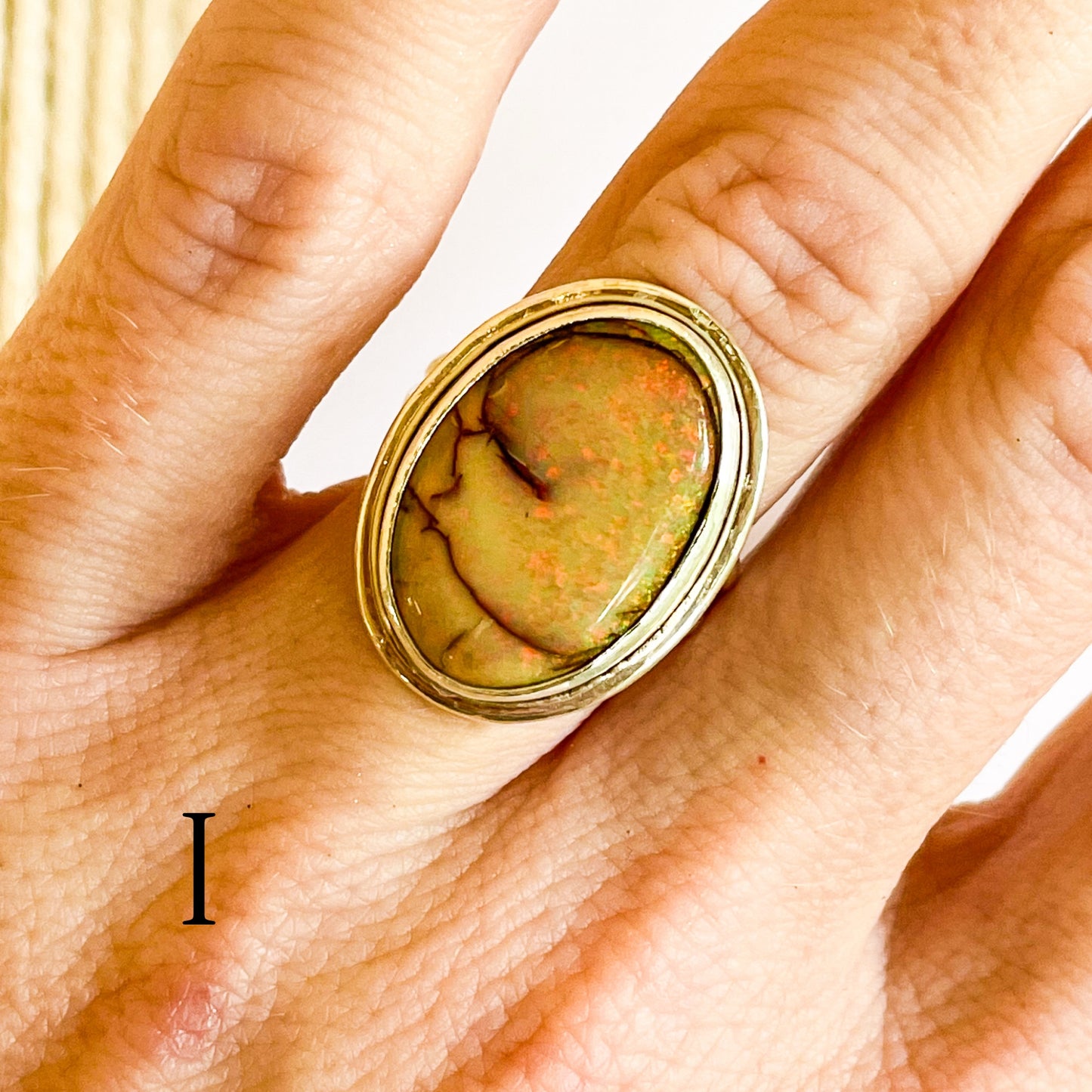 Monarch Sterling Opal Rings - Solid Sterling Silver