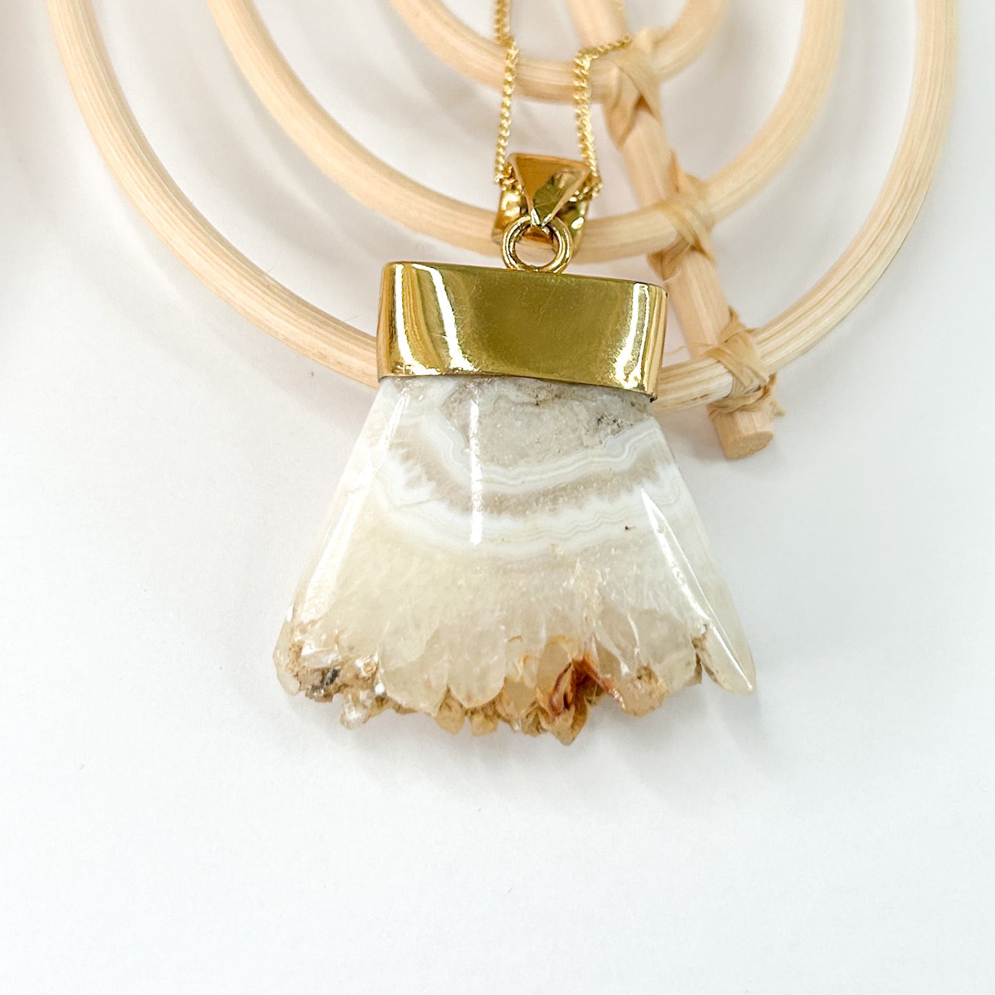Natural Quartz Pendant - Alchemia