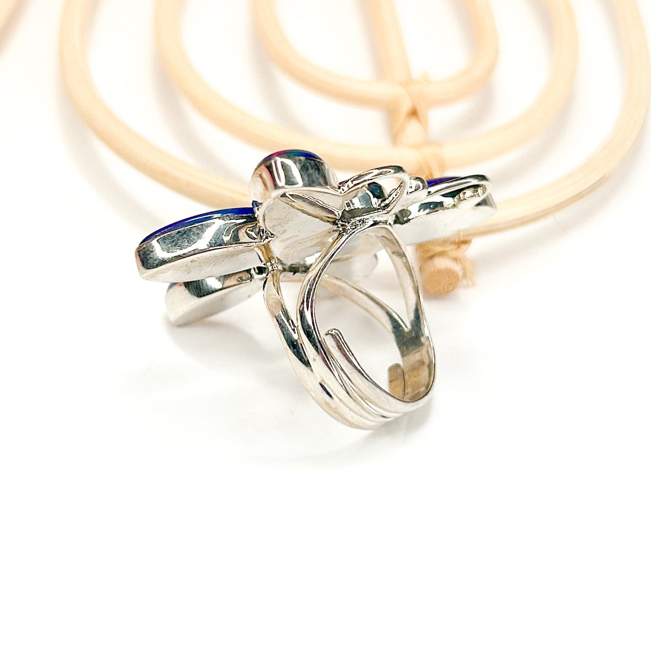 Galaxy Dragonfly Ring - Solid Sterling Silver