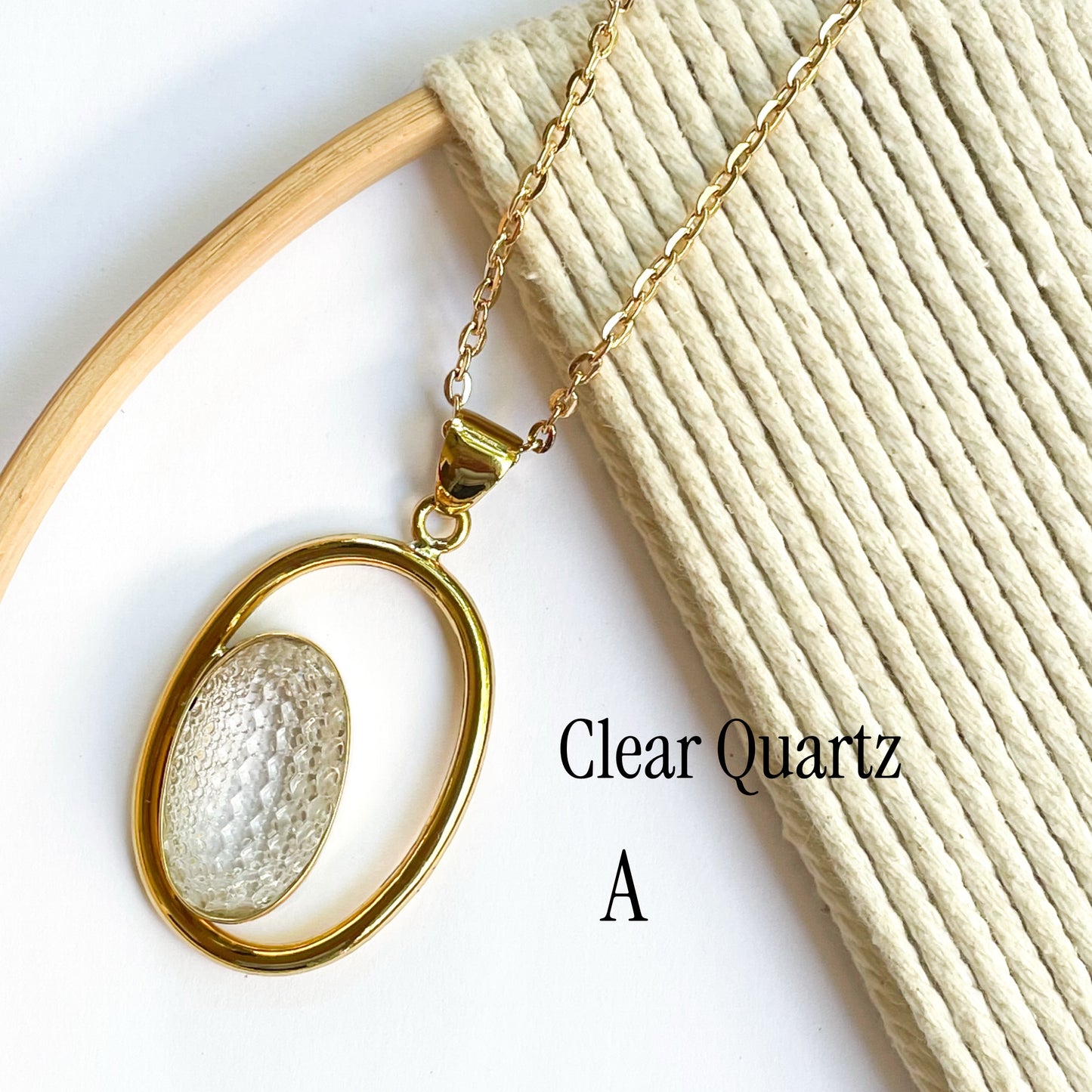 Oval Floating Pendants - Alchemia Gold