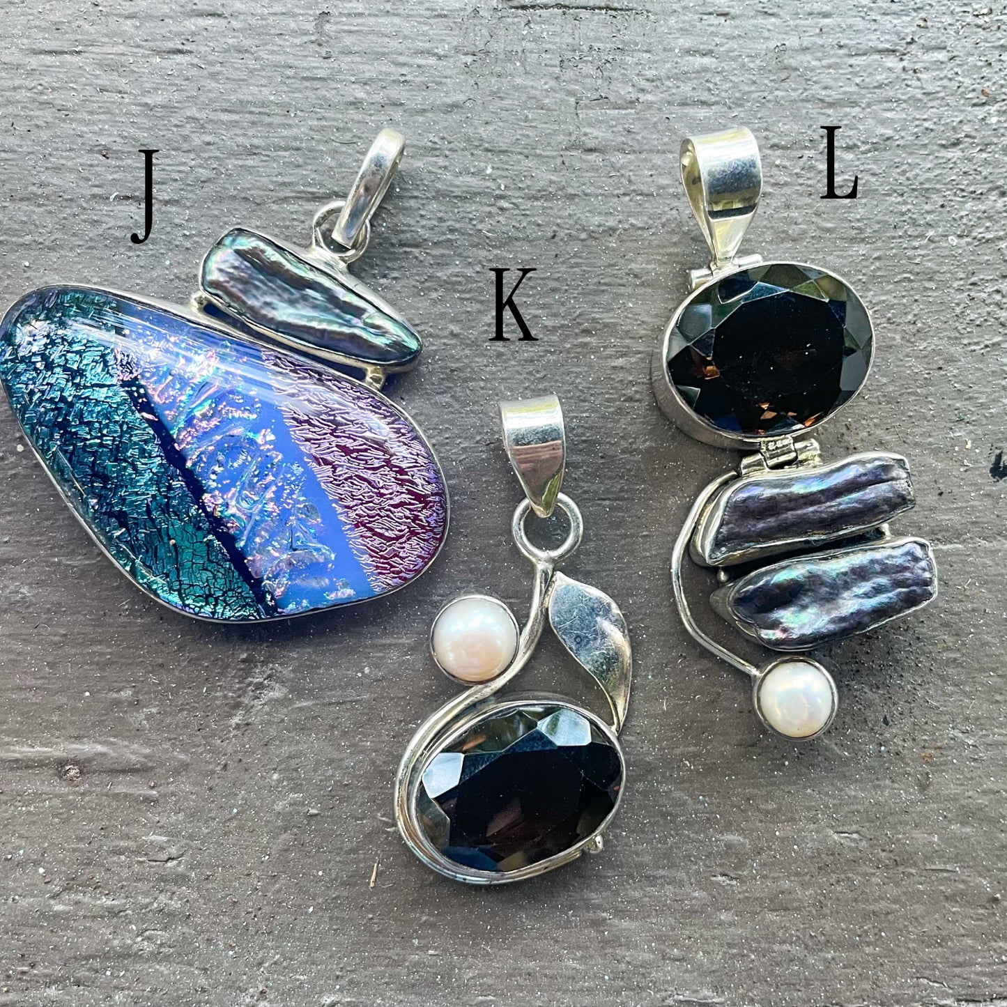 All Statement Solid Sterling Silver Unique Pendants!