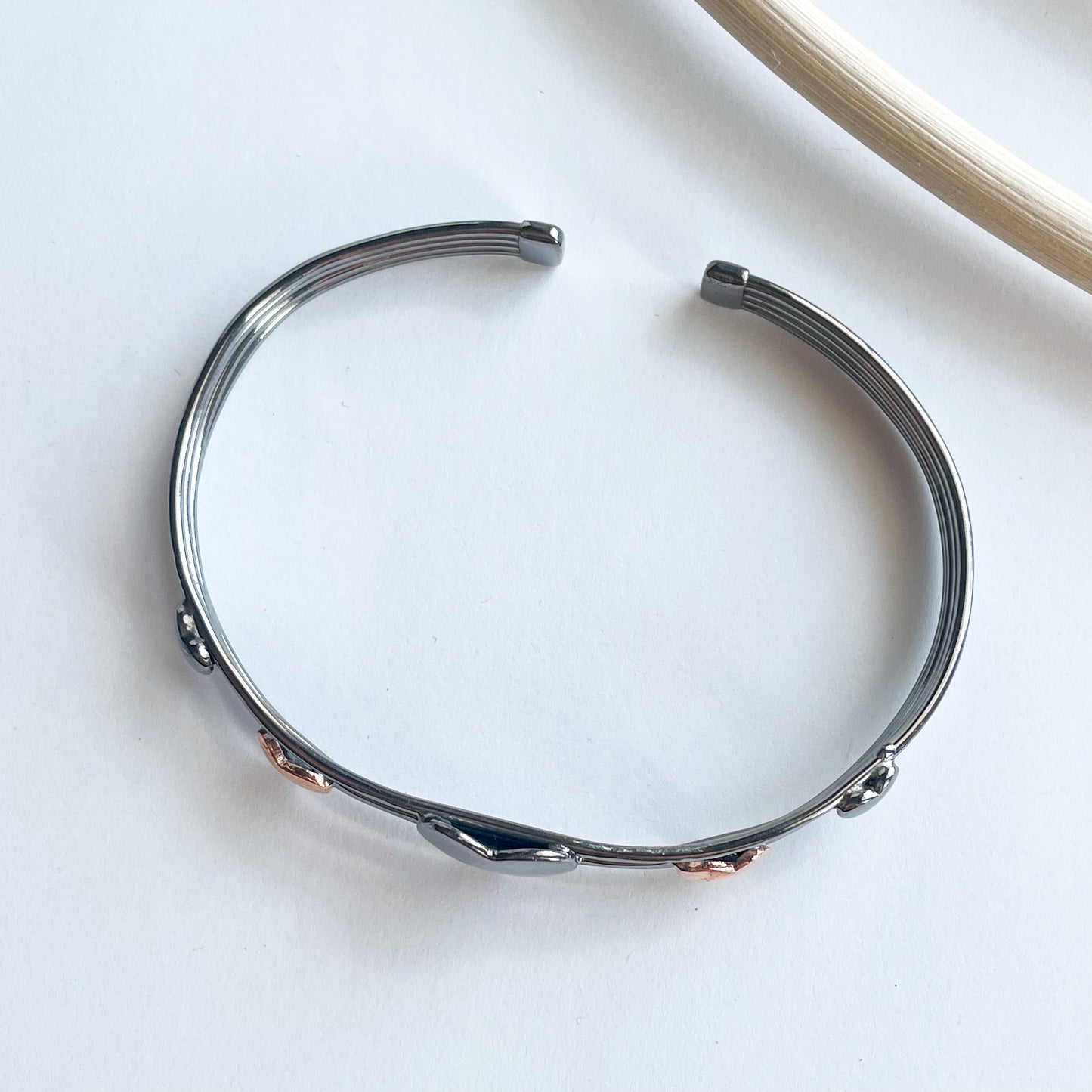 Heart Cuff - Solid Sterling Silver