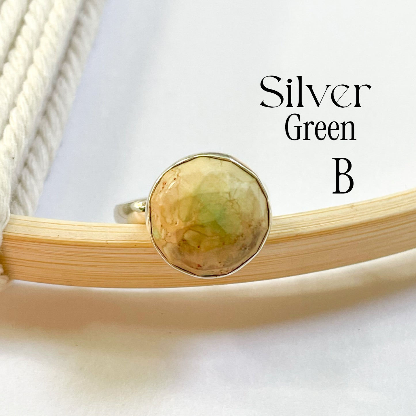 Colorful Jasper Rings - Both Metals