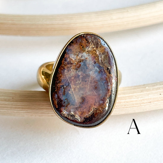 Boulder Opal Ring - Alchemia