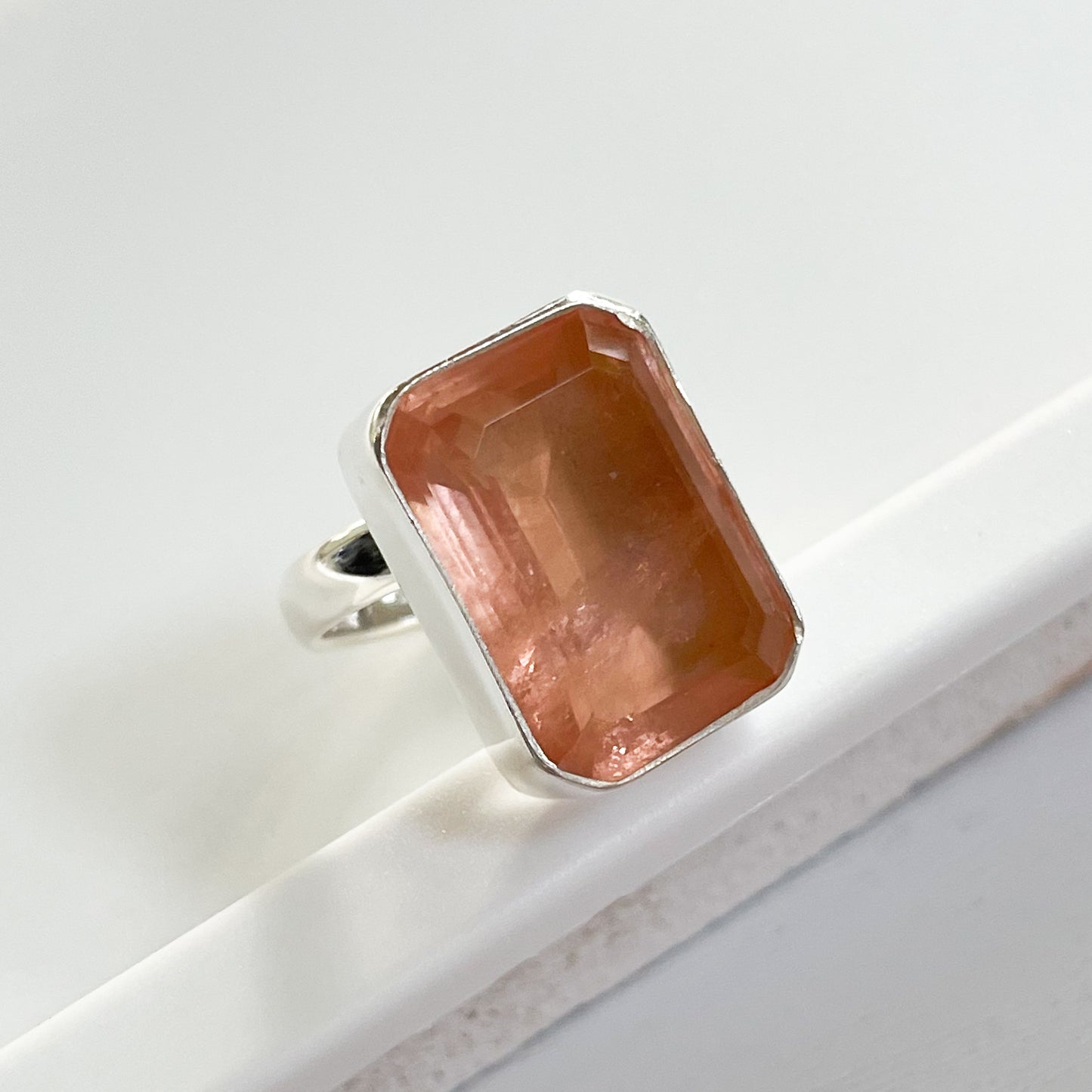 Blush Morganite Fusion - Both Metals