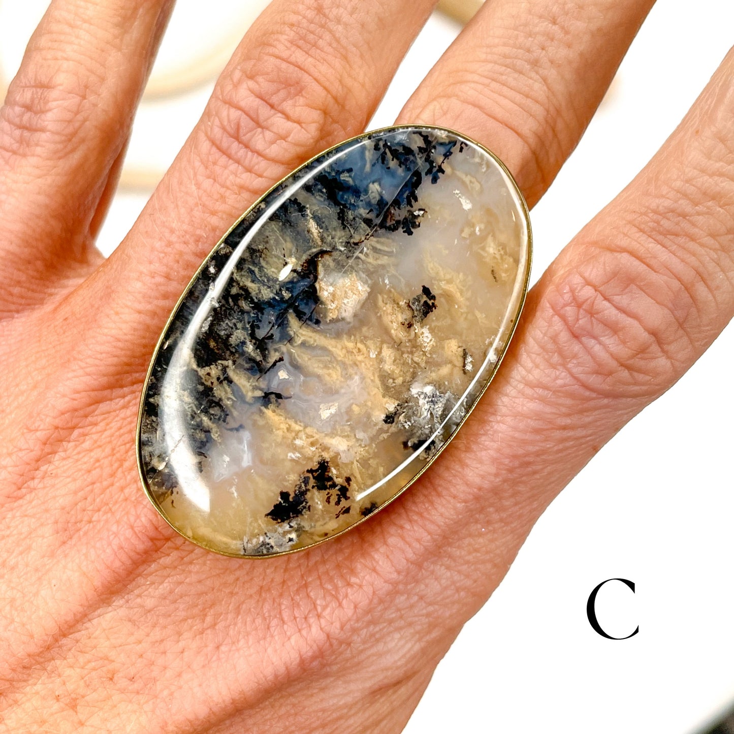 Load image into Gallery viewer, Dendrite Statement Opal Rings - Alchemia
